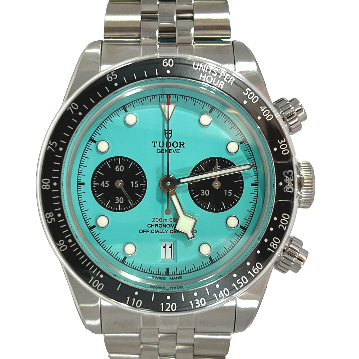 Tudor Black Bay Chrono 41mm Flamingo Blue Ref. M79360N-0024 – Full Set 2026