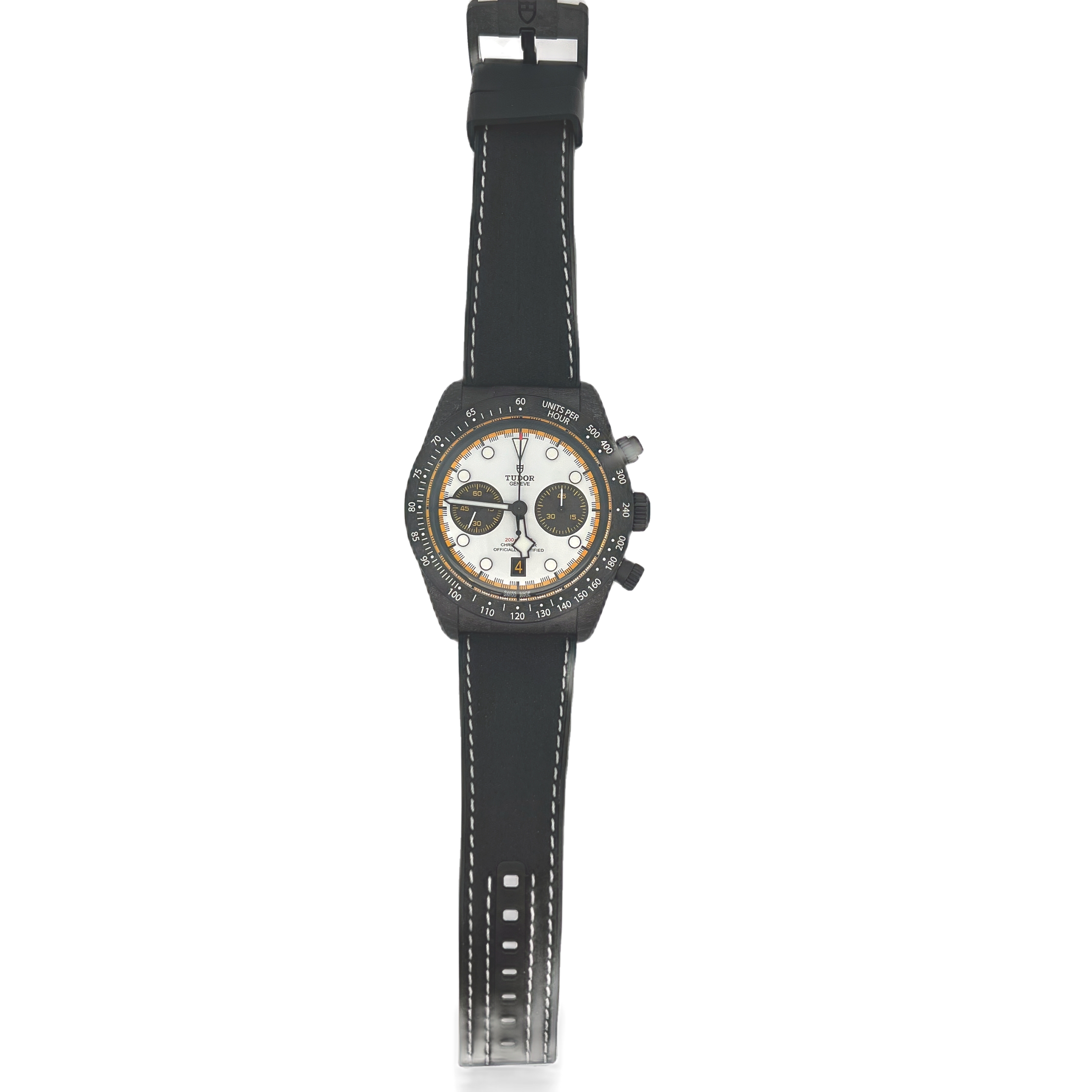 Pre-Owned Tudor Black Bay Chrono Carbon Ref. 79377KN Panda Dial Watch – 2026, Box & Papers
