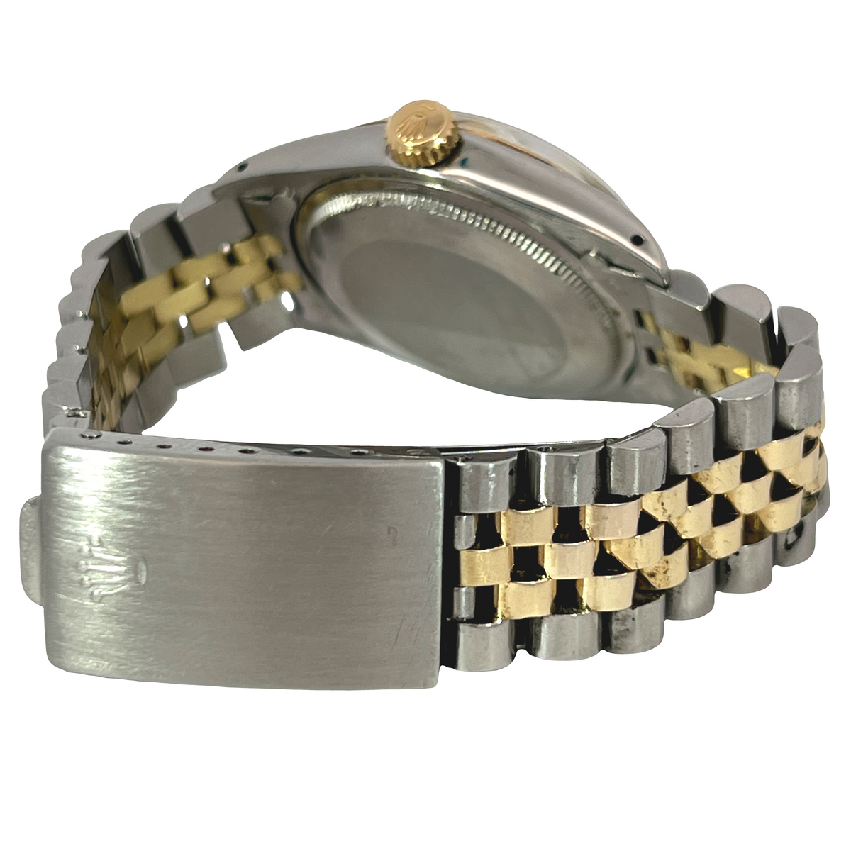 Pre-Owned 1974 Rolex Oyster Perpetual Date 34mm 14K Yellow Gold & Stainless Steel Watch Ref. 1500