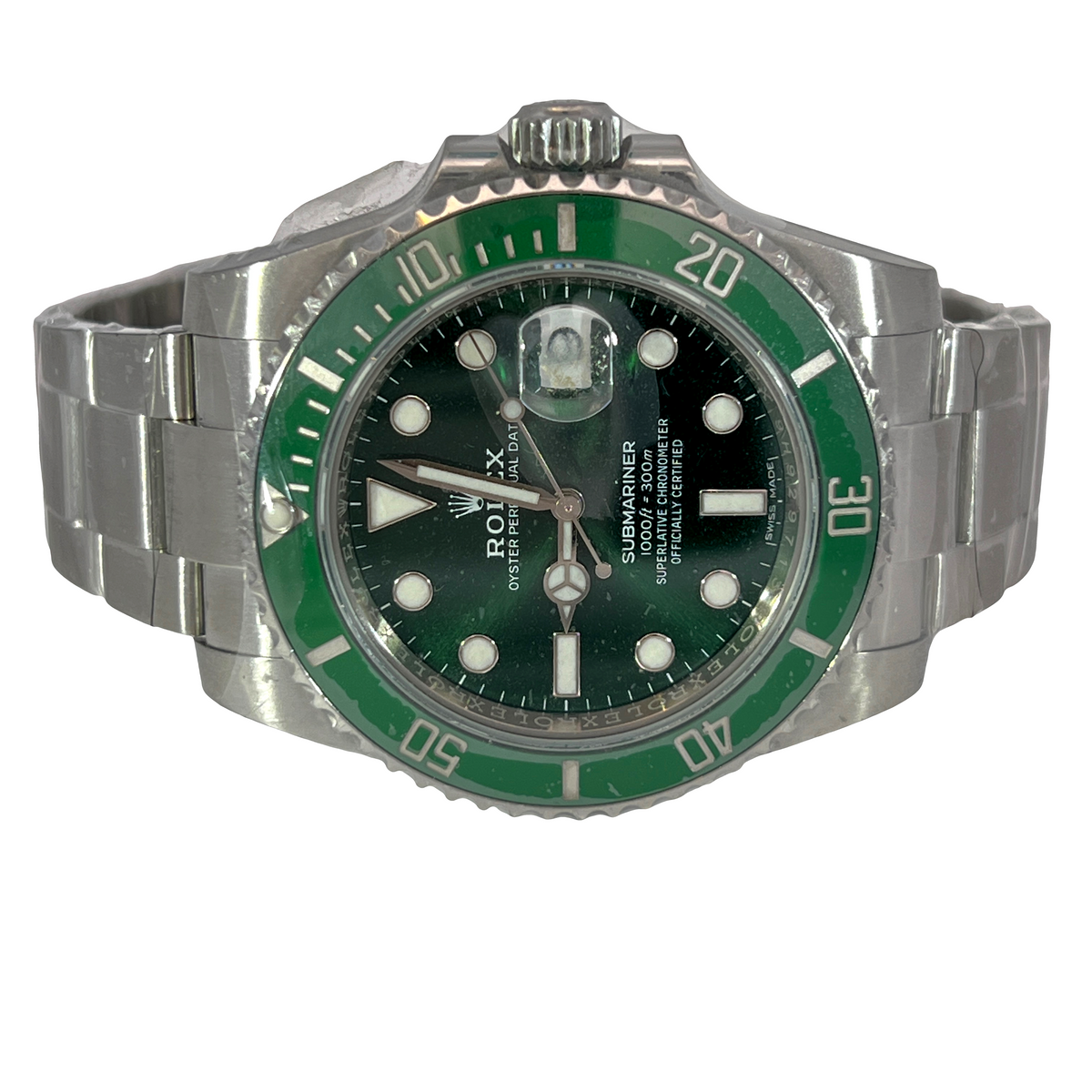 2017 Rolex Submariner Date “Hulk” 40mm Ref. 116610LV – Unworn, Full Set