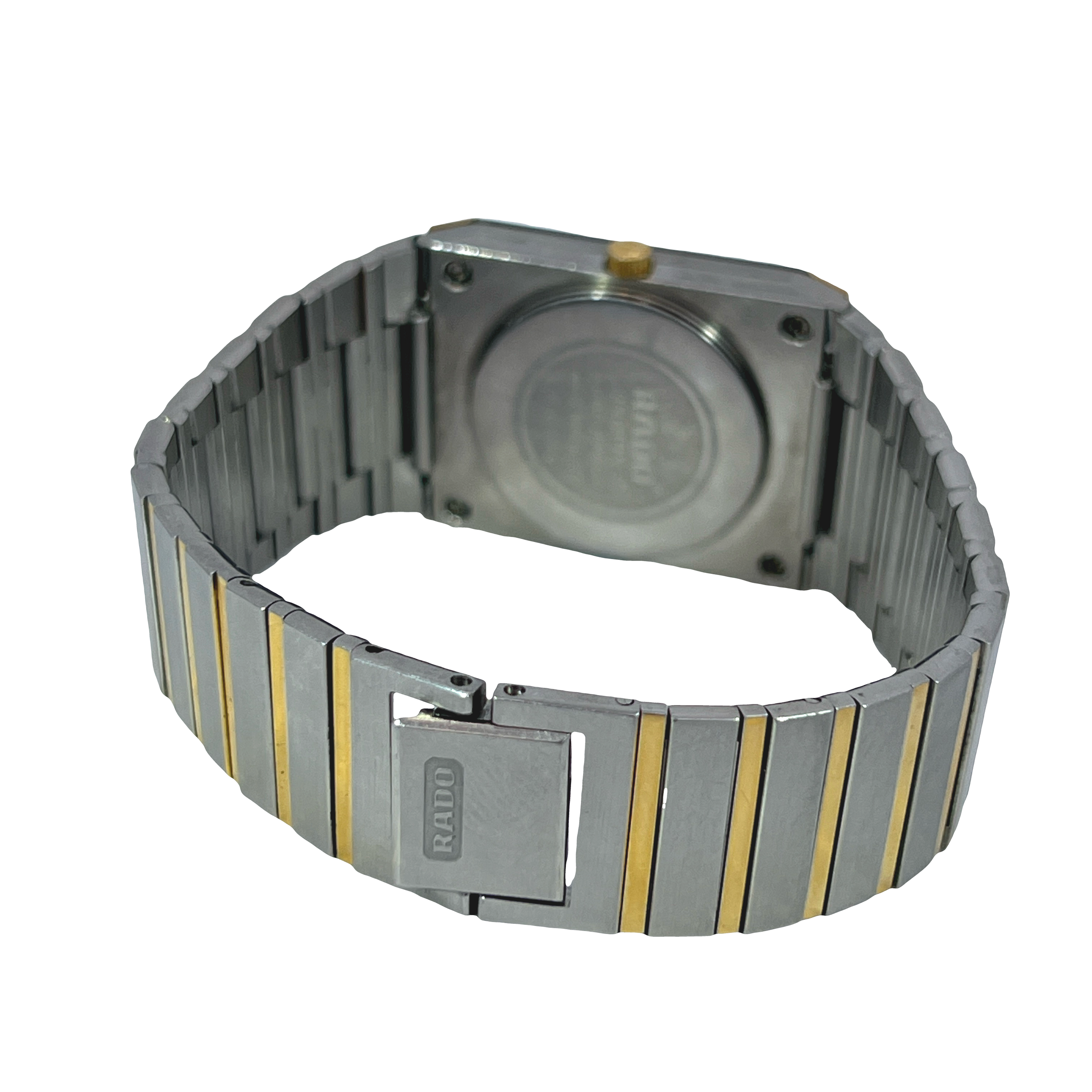 Pre-Owned Rado DiaStar Quartz 26mm Ref. 129.0195.3 Black Dial Two-Tone Watch
