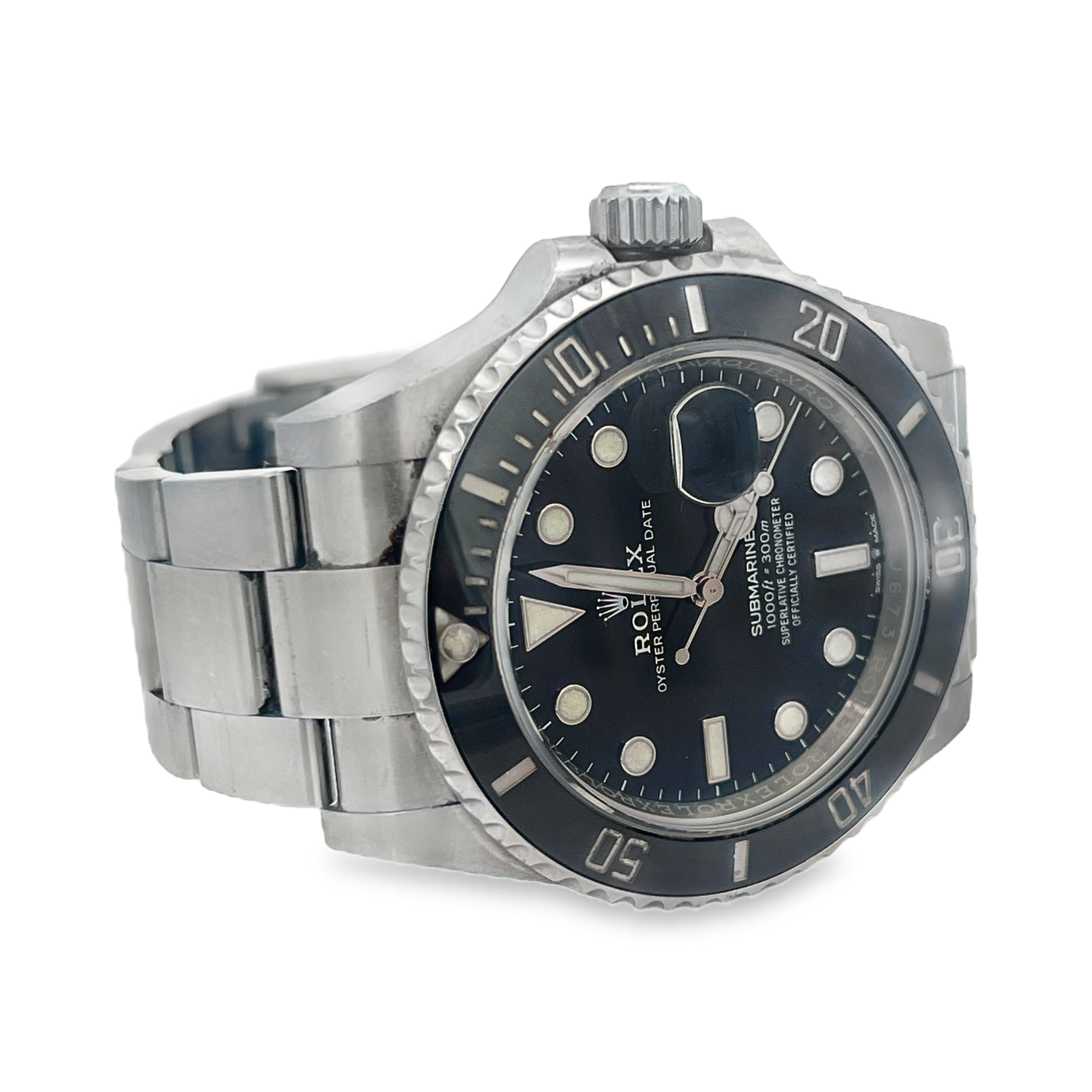 Pre-Owned Rolex Submariner Date Ref. 126610LN Black Dial Watch – 2021, Box & Papers
