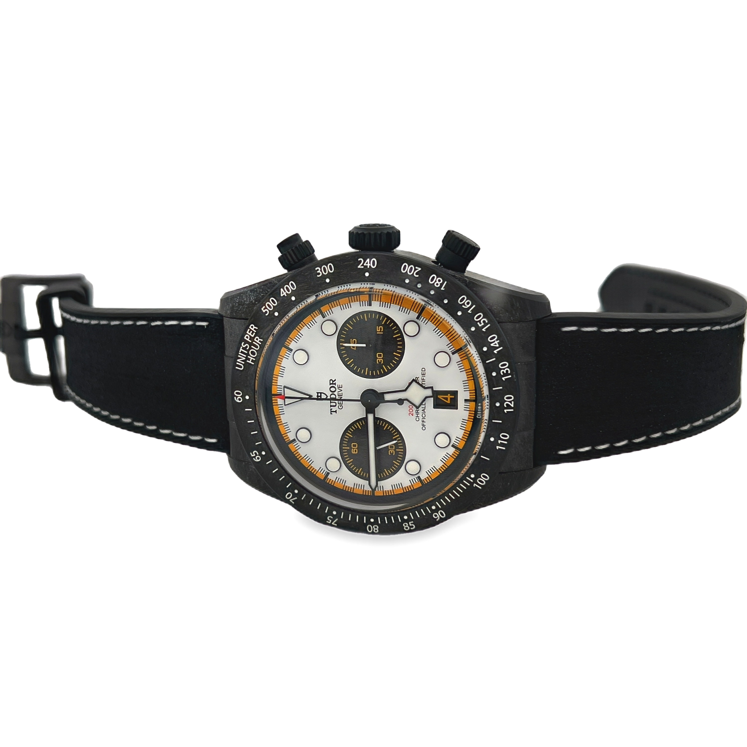 Pre-Owned Tudor Black Bay Chrono Carbon Ref. 79377KN Panda Dial Watch – 2026, Box & Papers