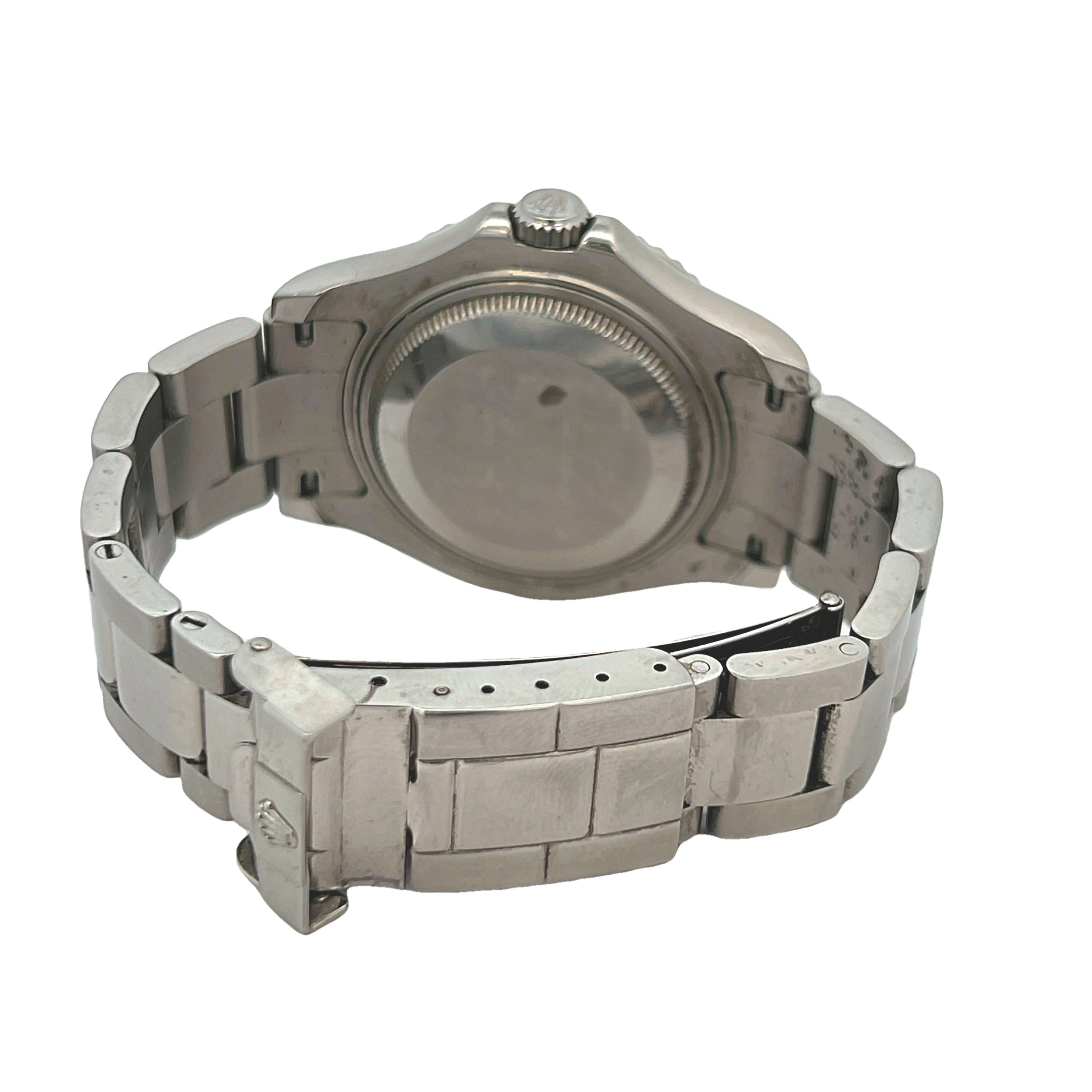 Pre-Owned Rolex Yacht-Master 35 Stainless Steel & Platinum Ref. 168622