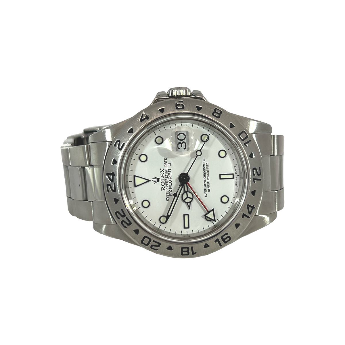 Pre-Owned Rolex Explorer II “Polar” White Dial 40mm Ref. 16570 luxury watch - view 2