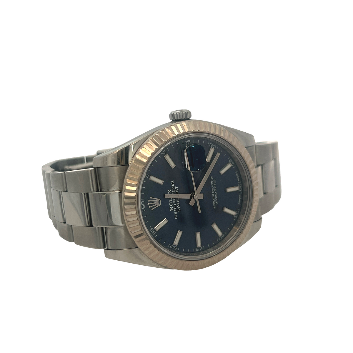 Pre-Owned Rolex Datejust 41 Ref. 126334 Blue Dial Oyster Bracelet Watch