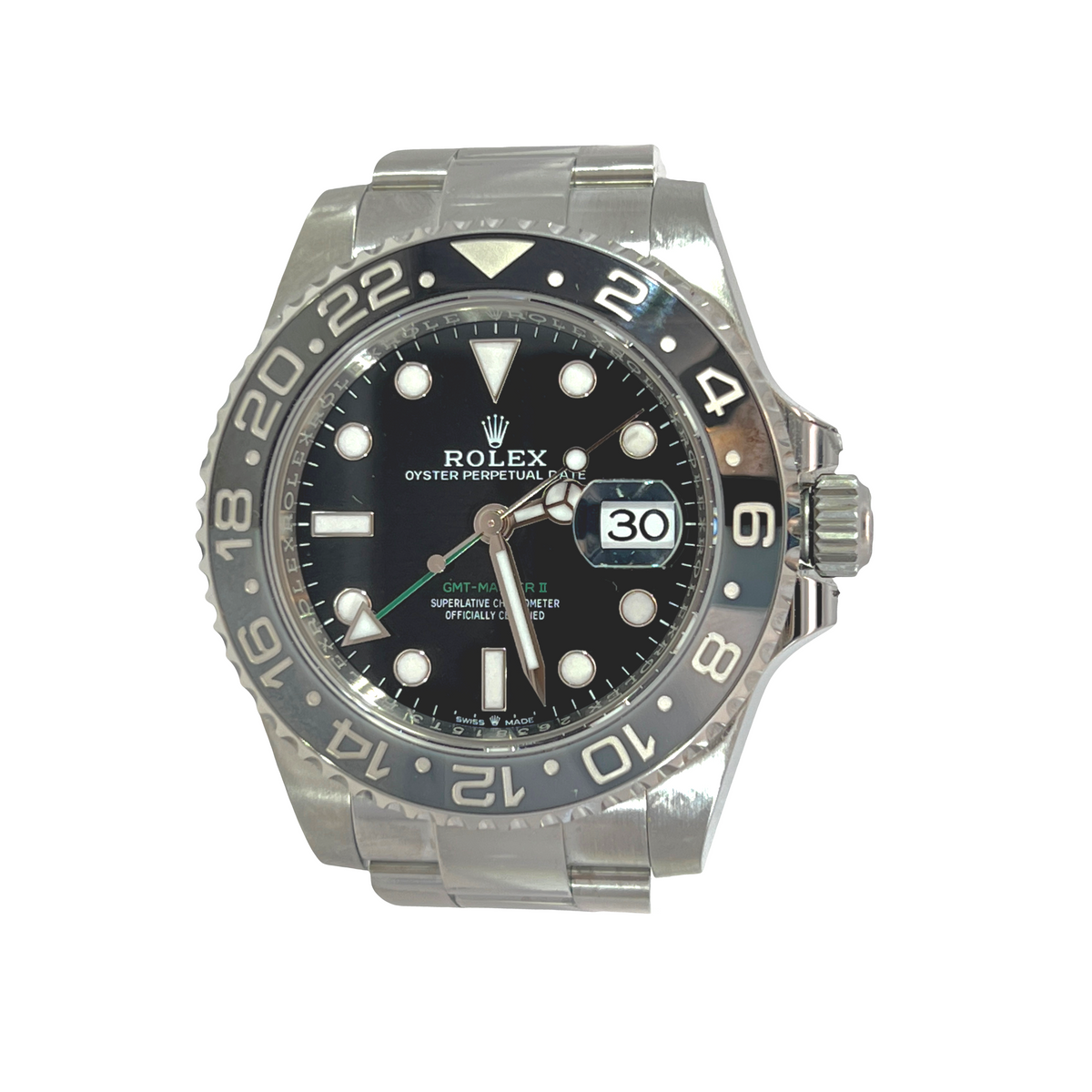 Pre-Owned Rolex GMT-Master II “Bruce Wayne” 126710GRNR Oyster Bracelet – Full Set 2026