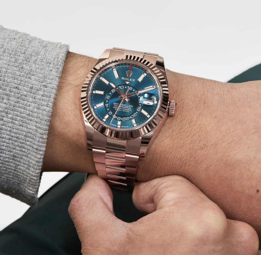 Shop Rolex Sky-Dweller Watches at Golden Anvil