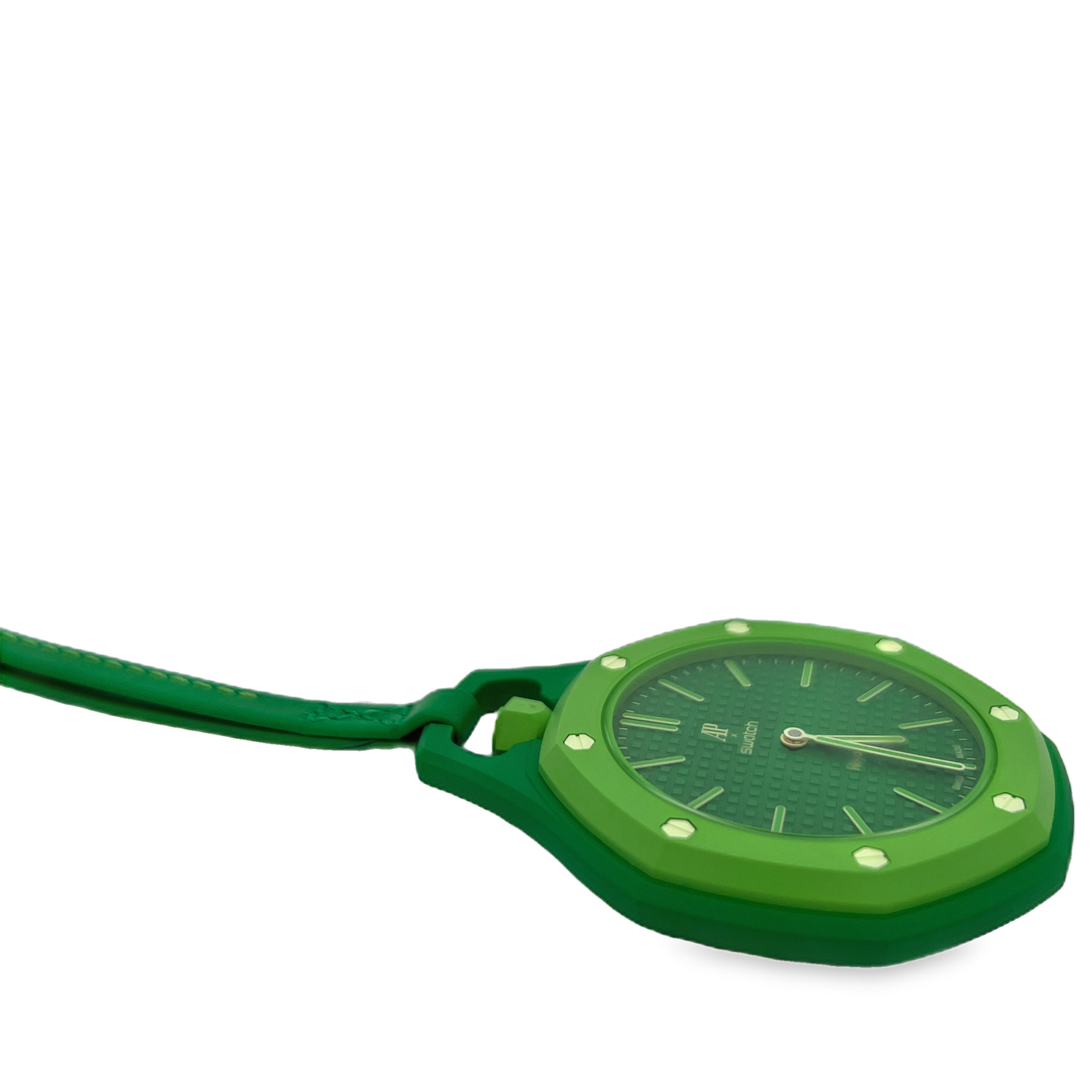 Swatch x Audemars Piguet Bioceramic Royal Pop "Green Eight" Watch