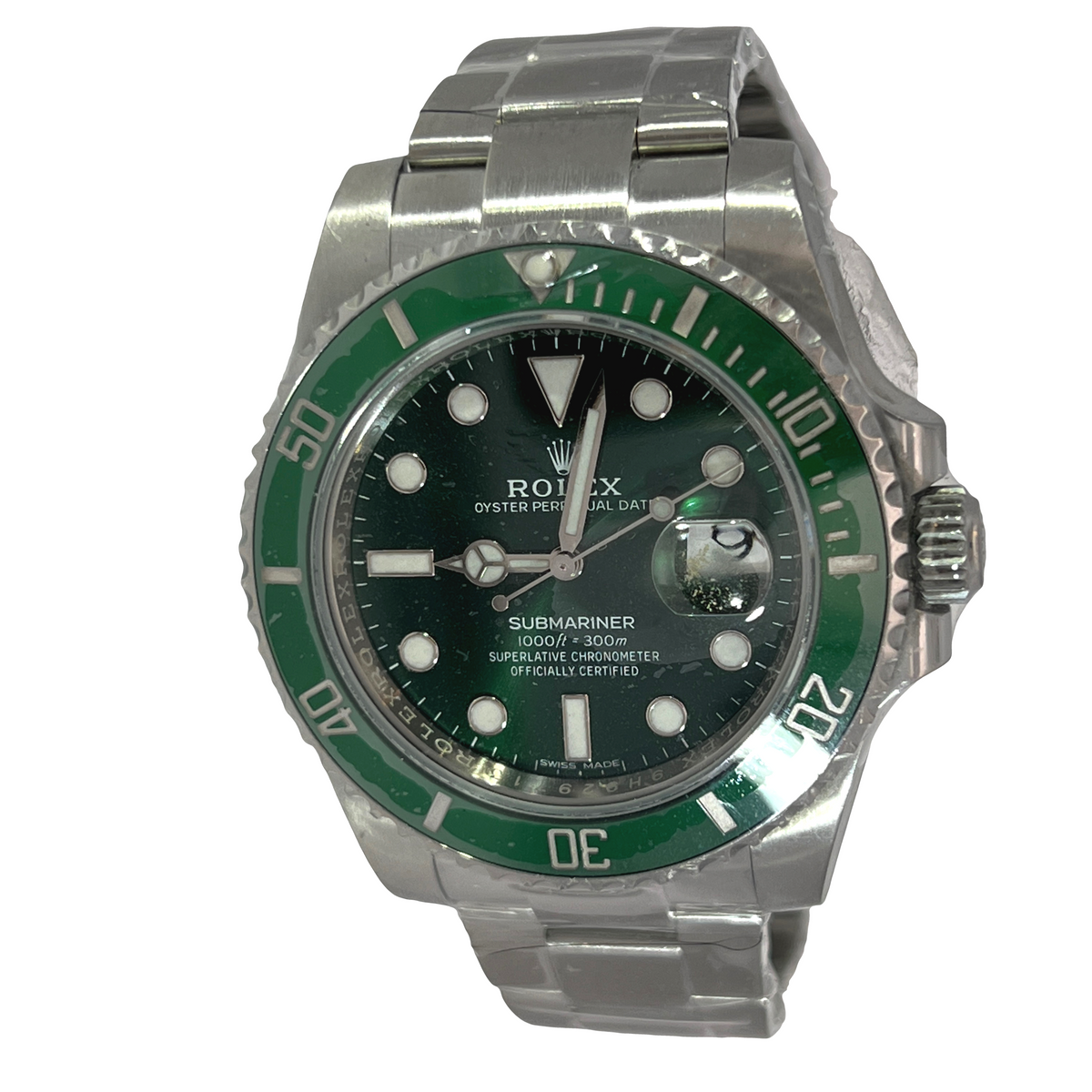 2017 Rolex Submariner Date “Hulk” 40mm Ref. 116610LV – Unworn, Full Set