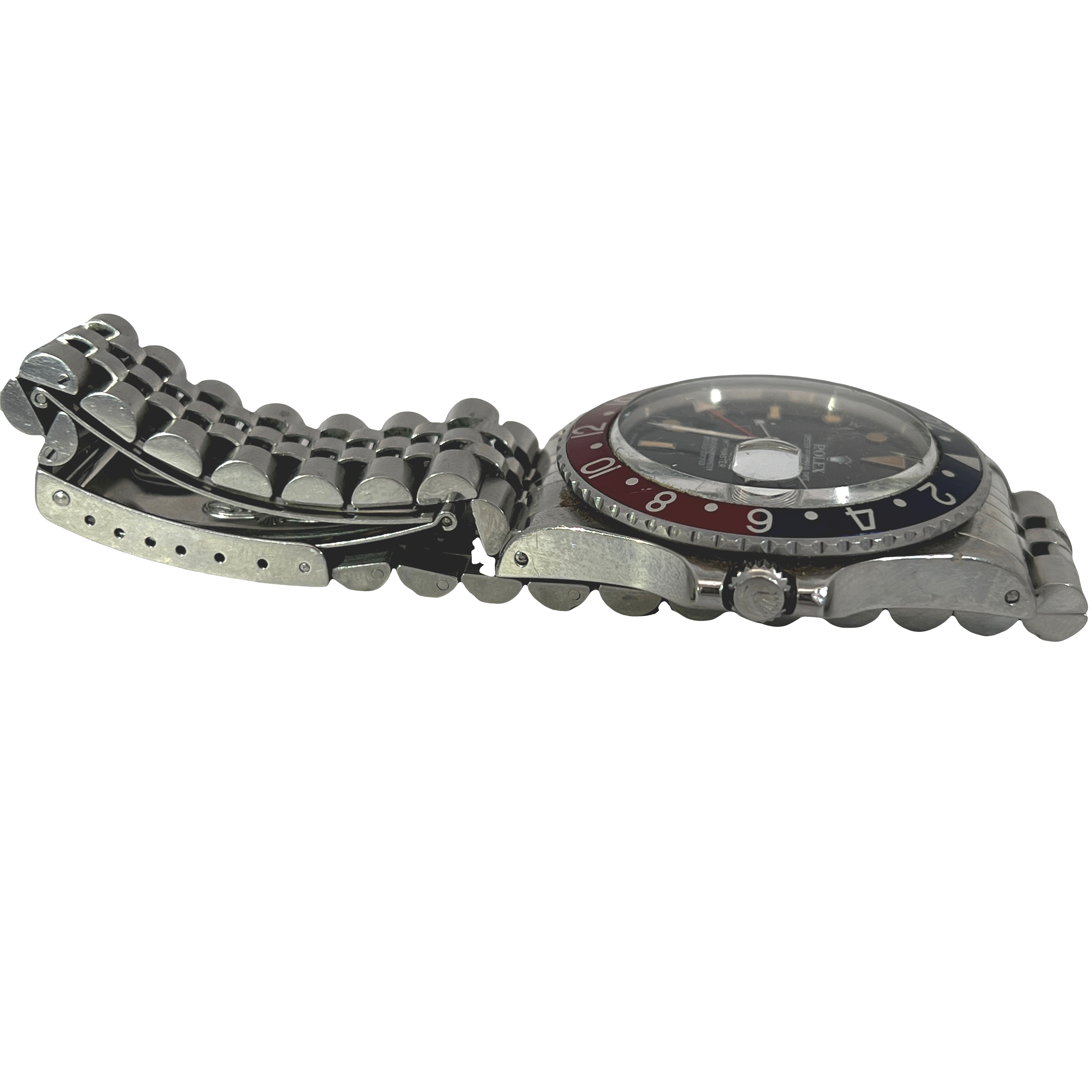 Pre-Owned 1986 Rolex GMT-Master “Pepsi” 40mm Stainless Steel Watch Ref. 16750