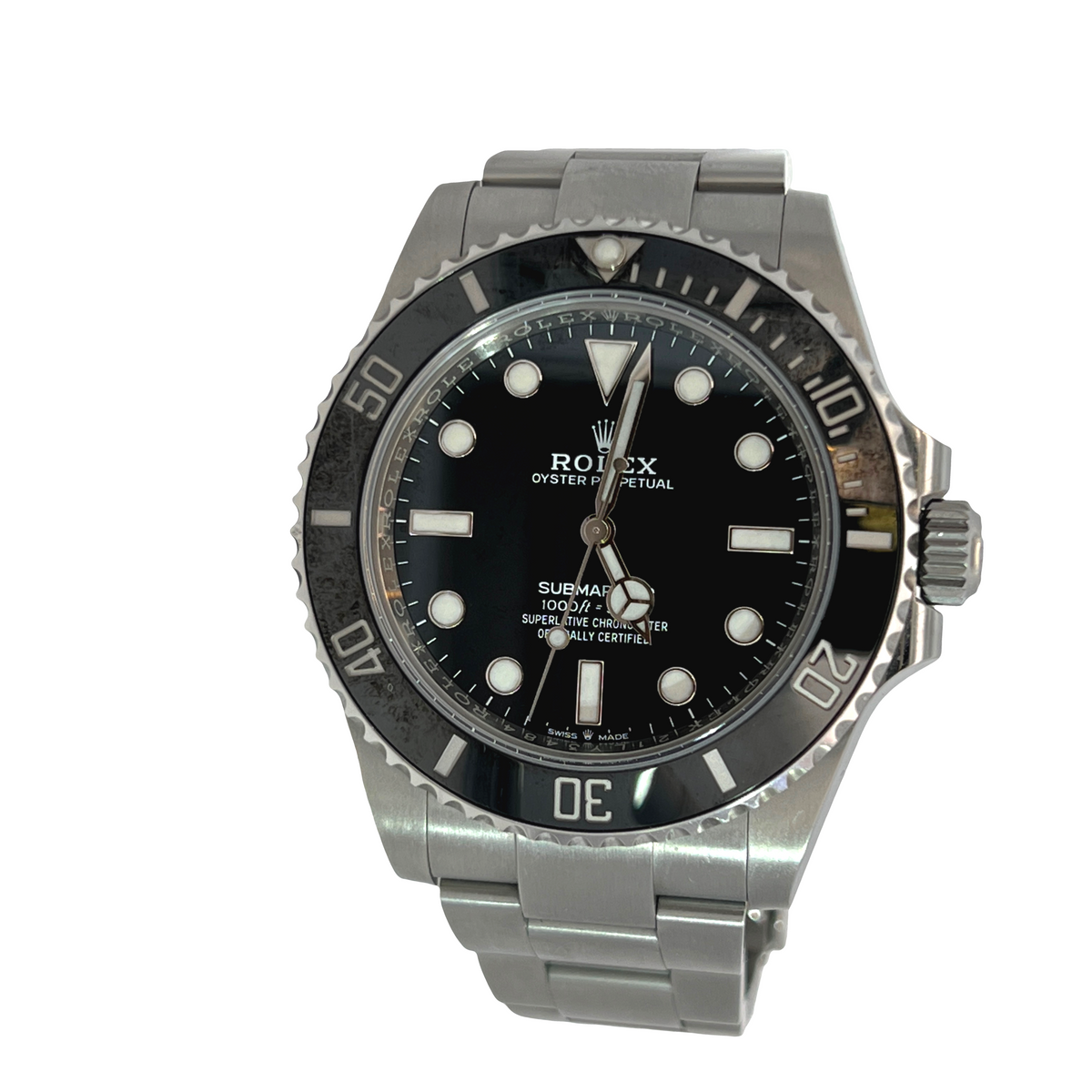 Pre-Owned 2025 Rolex Submariner No-Date 41mm Ref. 124060 – Full Set