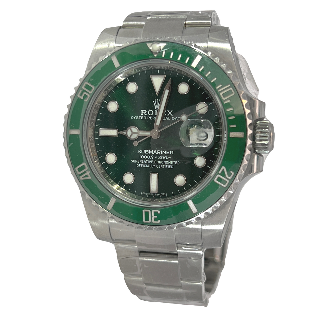2017 Rolex Submariner Date “Hulk” 40mm Ref. 116610LV – Unworn, Full Set