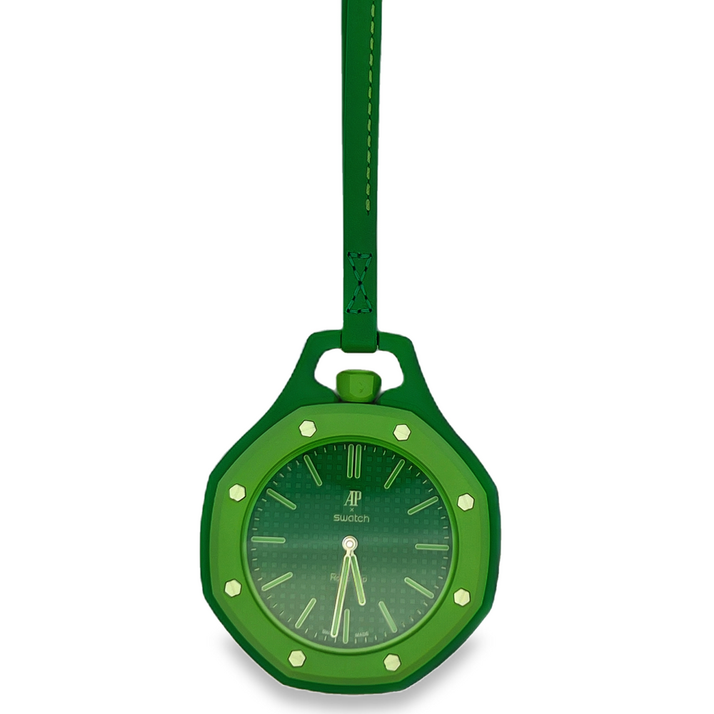 Swatch x Audemars Piguet Bioceramic Royal Pop "Green Eight" Watch