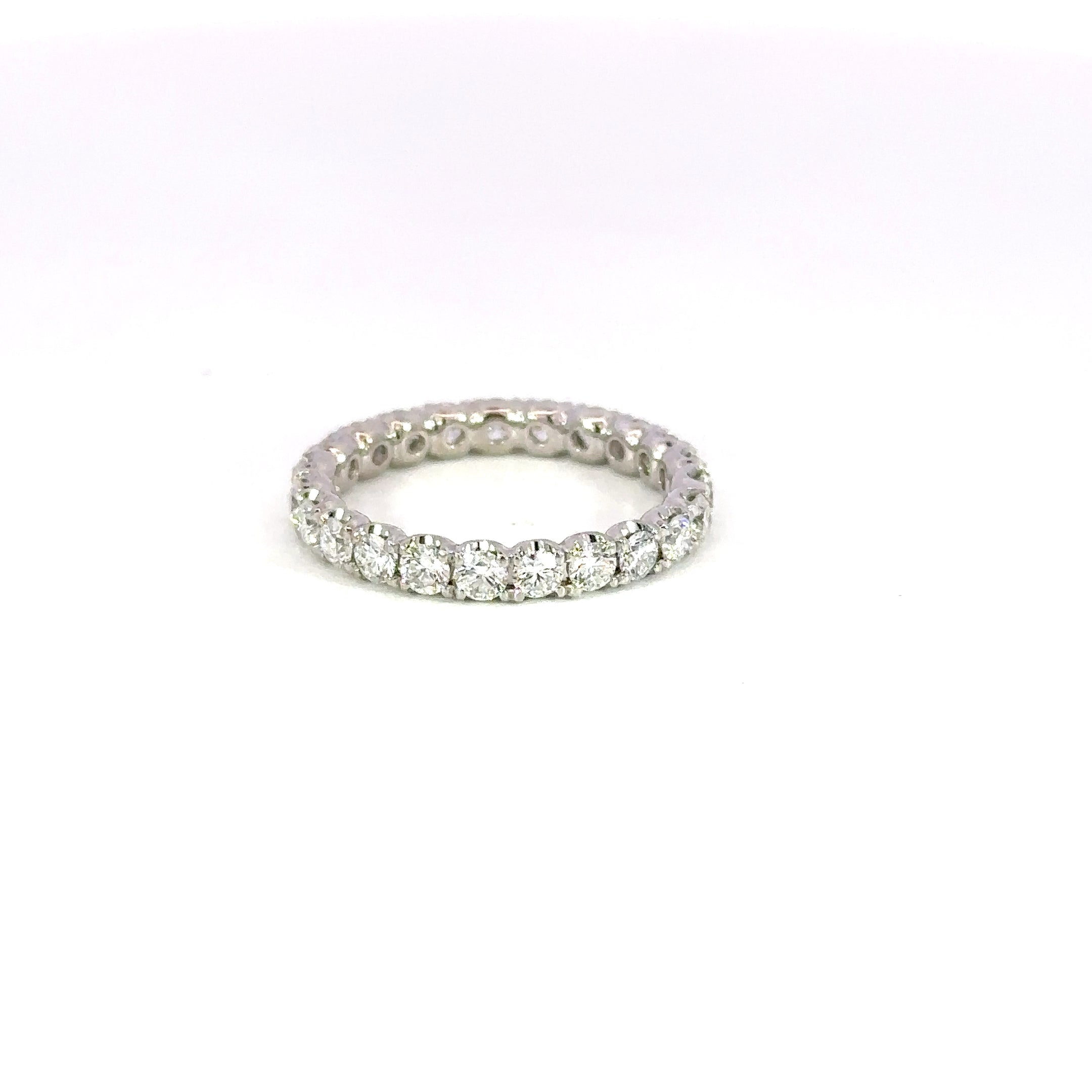 Platinum Diamond Eternity Band