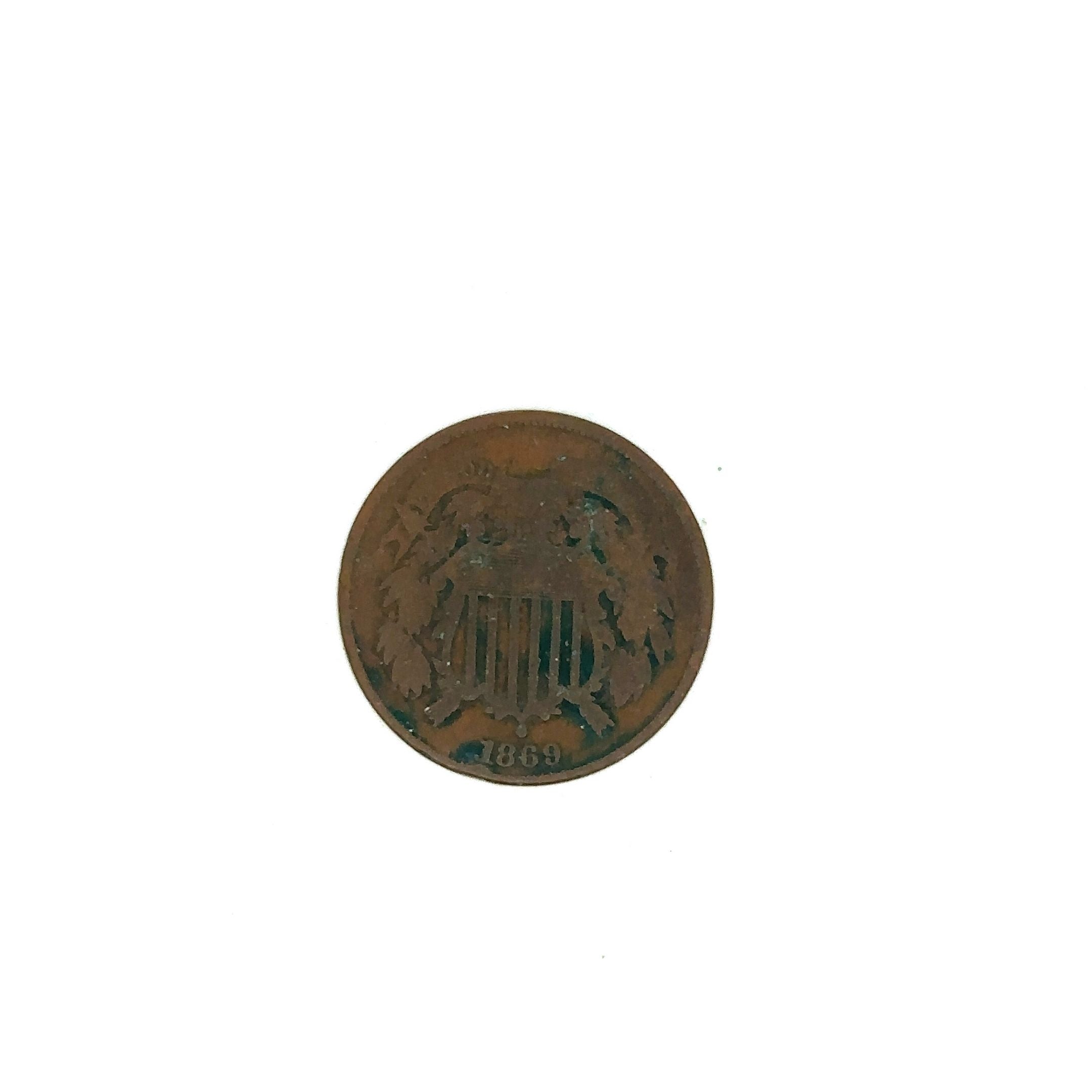 1869 US 2 Cent Coin
SEND TO N