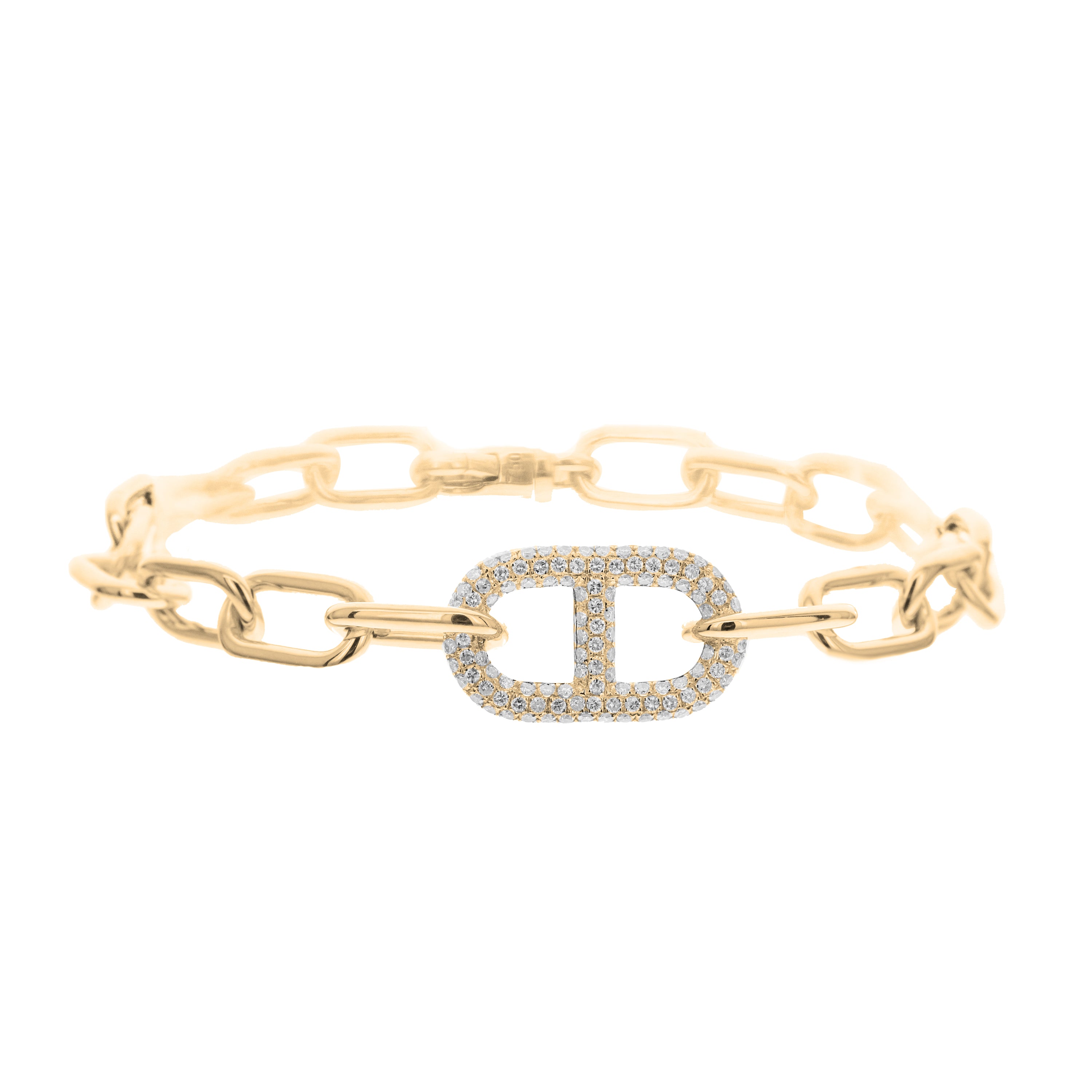 18kt wg Diamond link bracelet