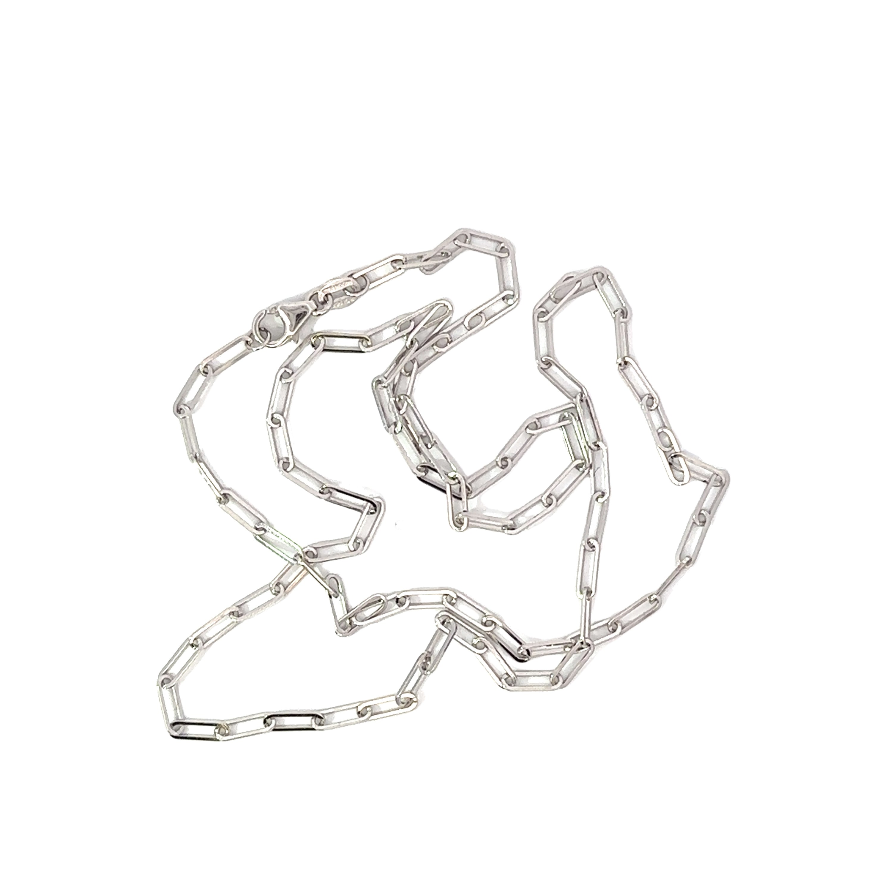 14k wg flat oval link 
18"
2