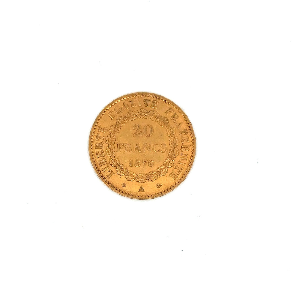 1876 20 franc Send to NGC