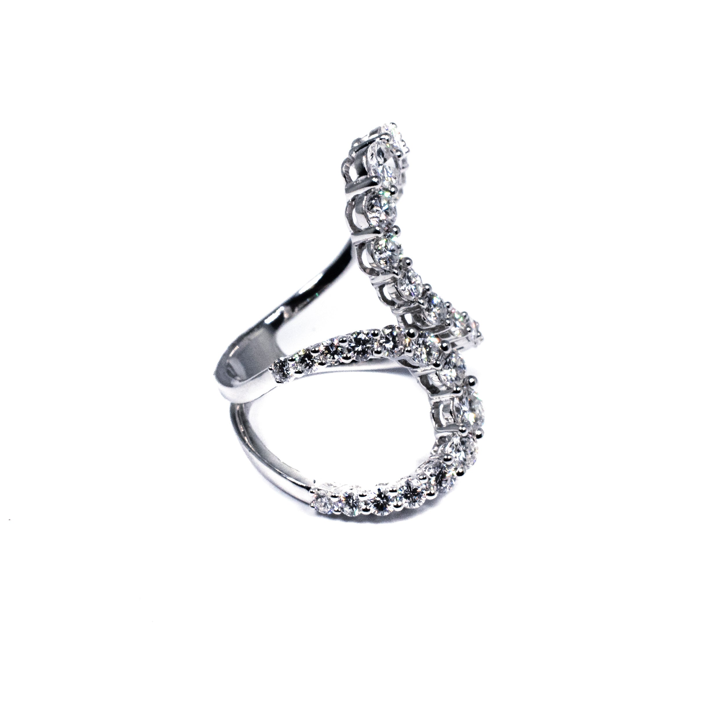 18kt wg Double Open Loop Bypas