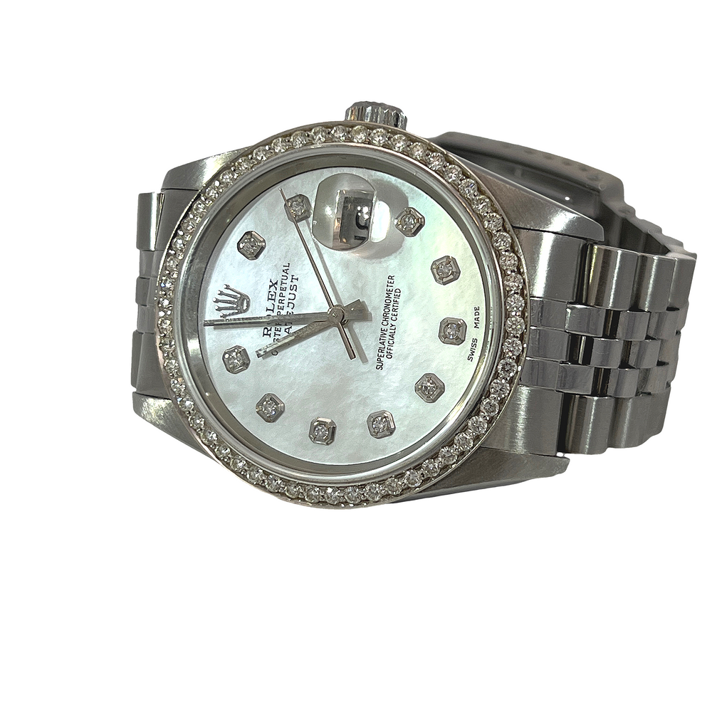 Pre-Owned Rolex Datejust 36 Ref. 16234 Diamond Dial & Diamond Bezel
