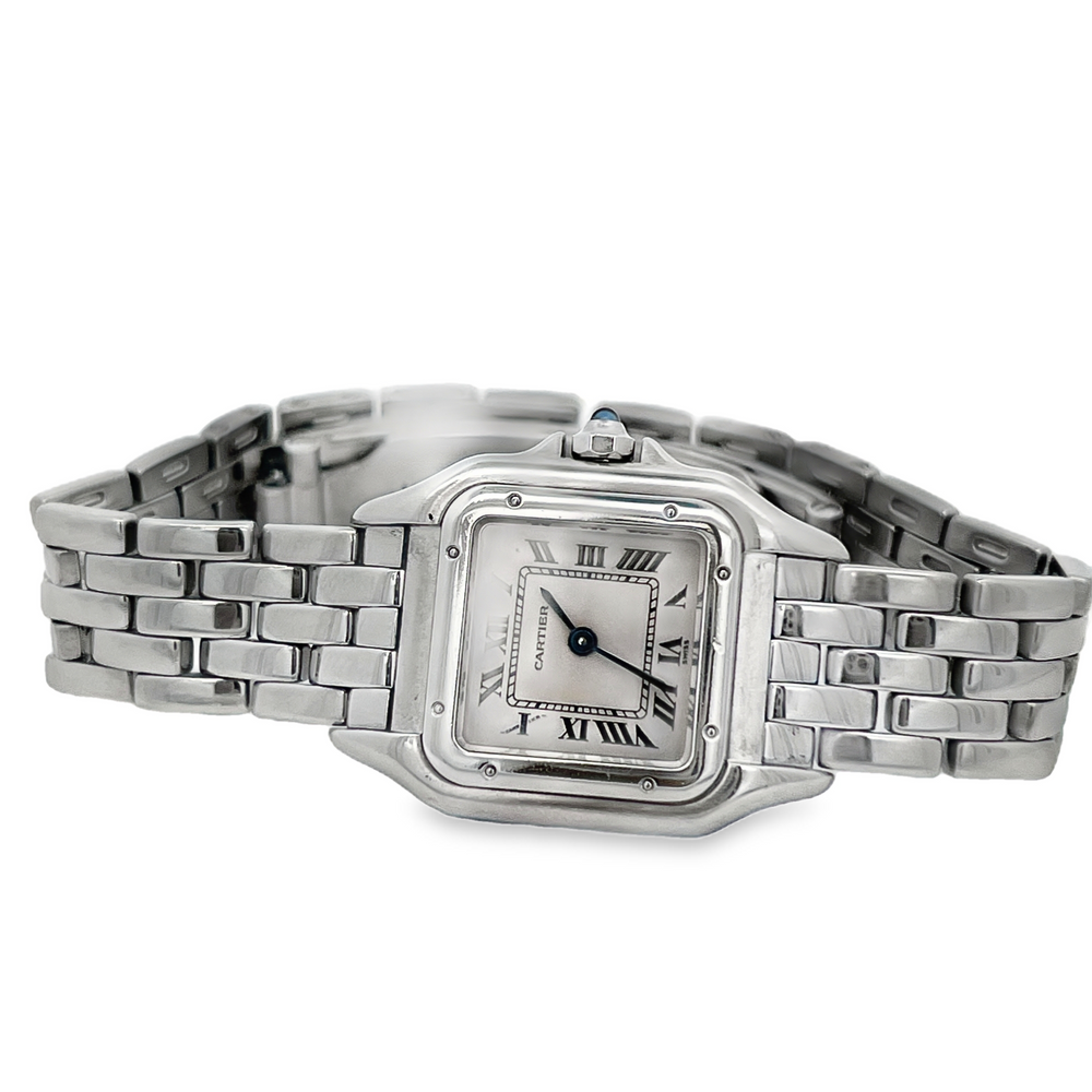 Pre-Owned Cartier Panthère de Cartier Small Model Stainless Steel Watch Ref. 1320