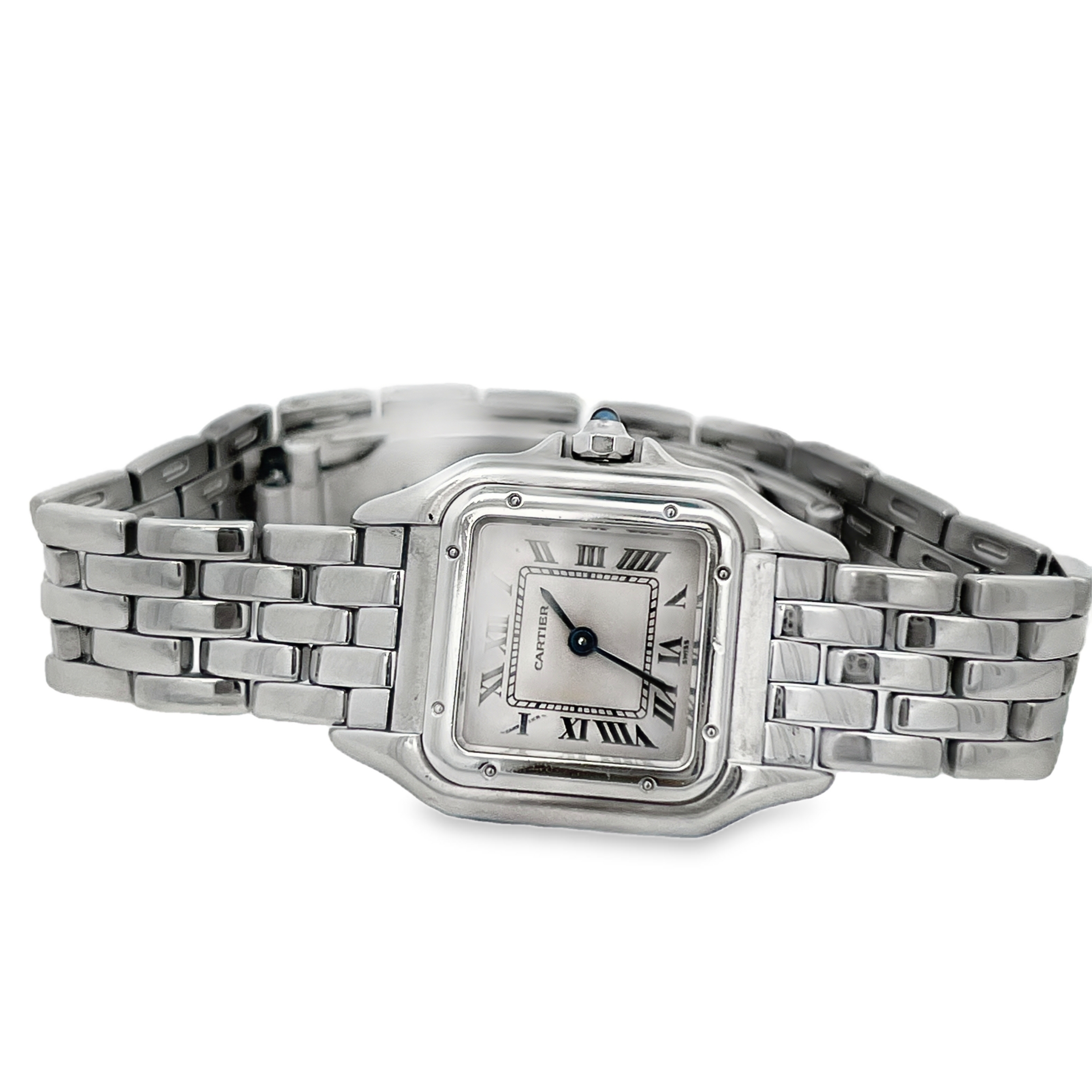 Pre-Owned Cartier Panthère de Cartier Small Model Stainless Steel Watch Ref. 1320