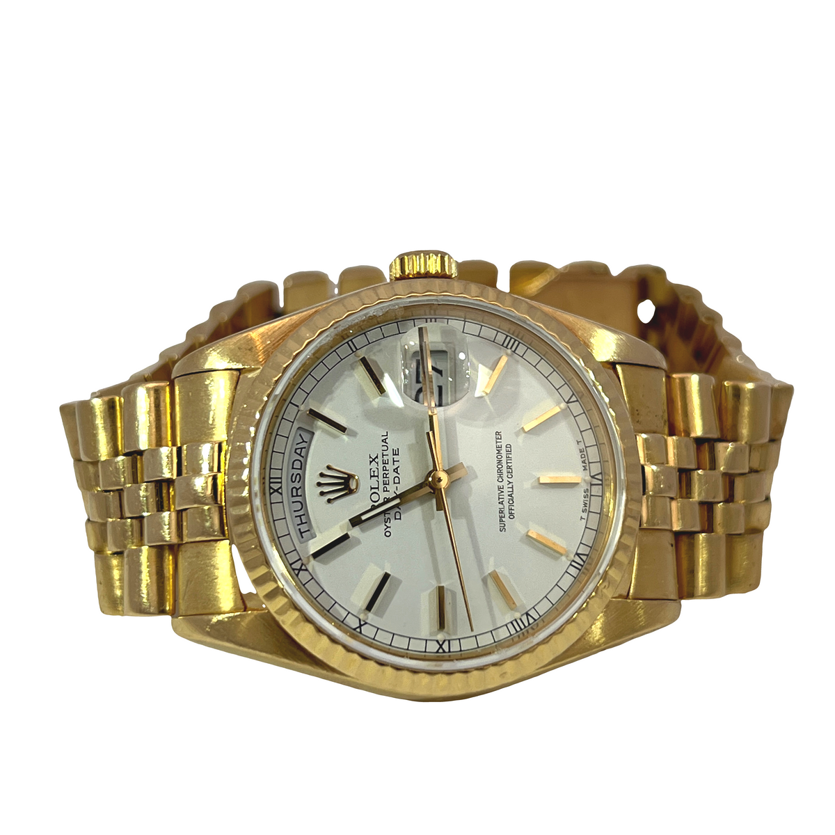 Pre-Owned 1988 Rolex Day-Date President 36mm 18K Yellow Gold Ref. 18238