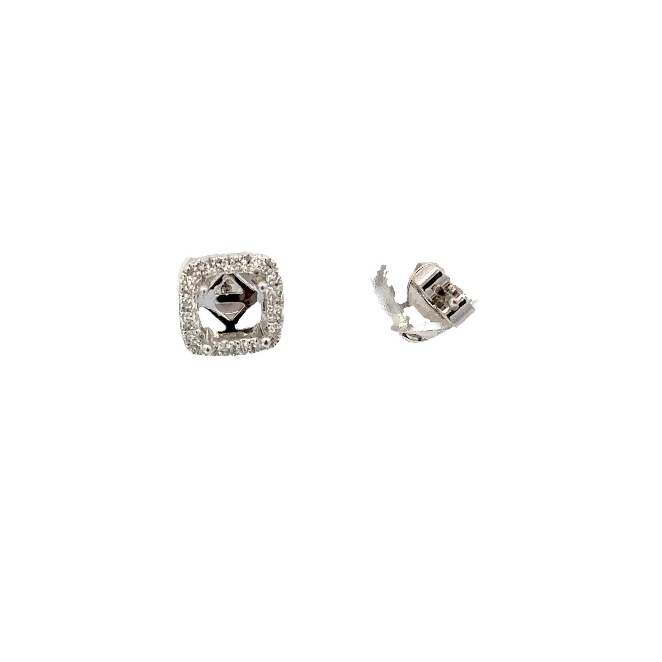 14kt wg diamond square  smnt e