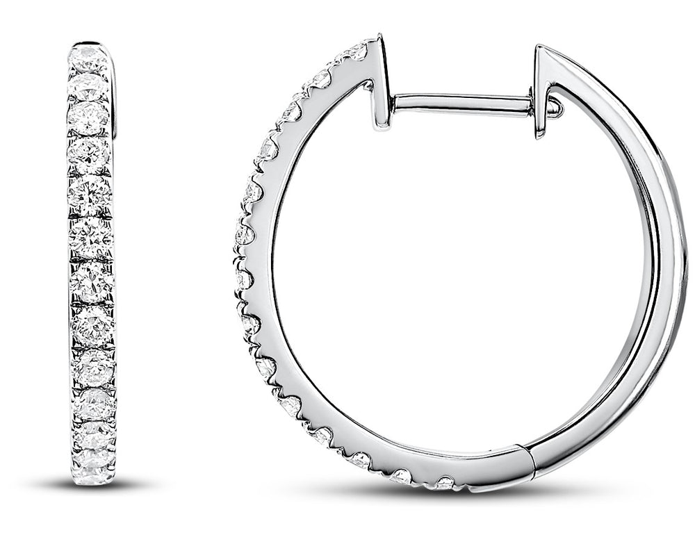 14kt wg dia small hoops 26=0.1