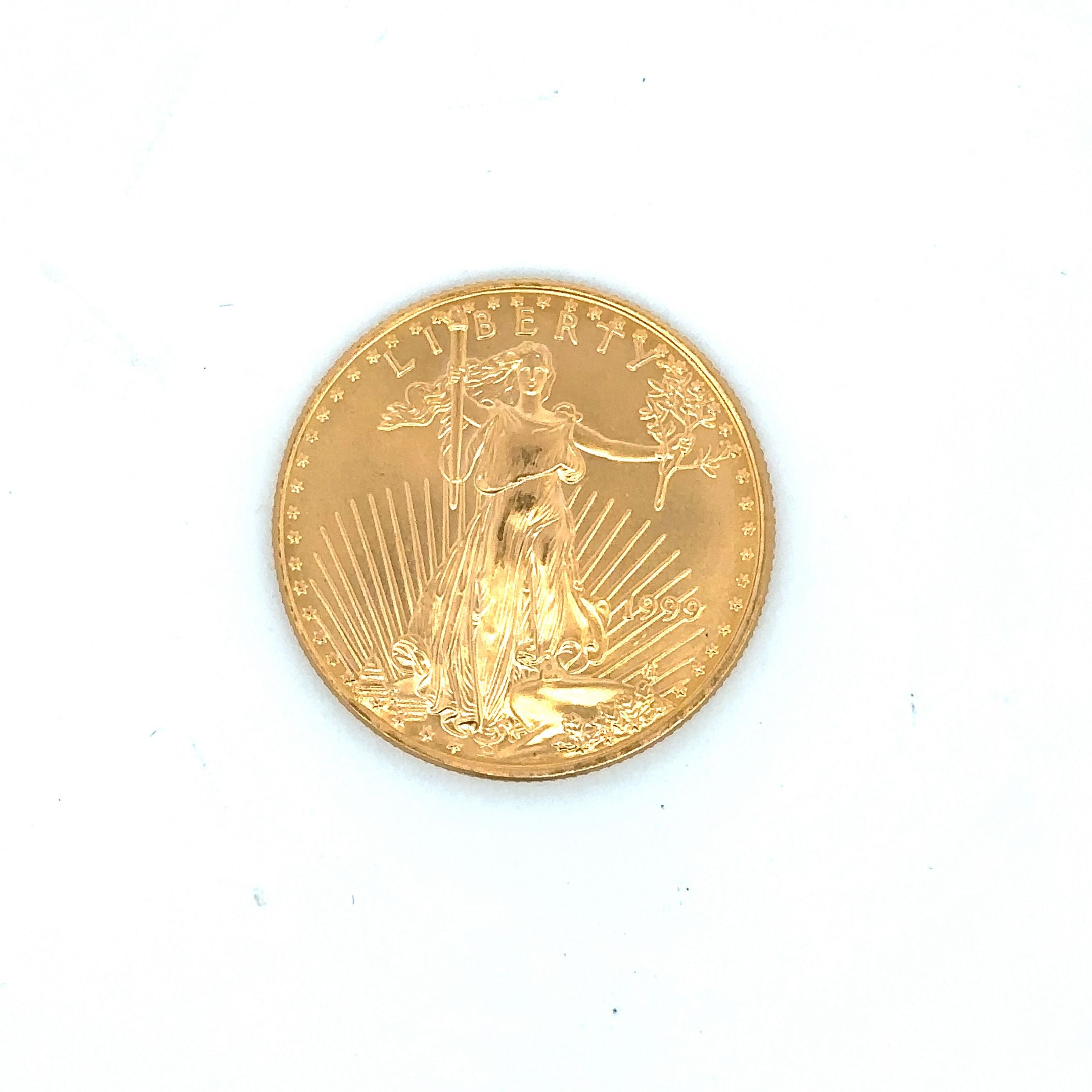 1999 Liberty 1/2 oz .545ozt