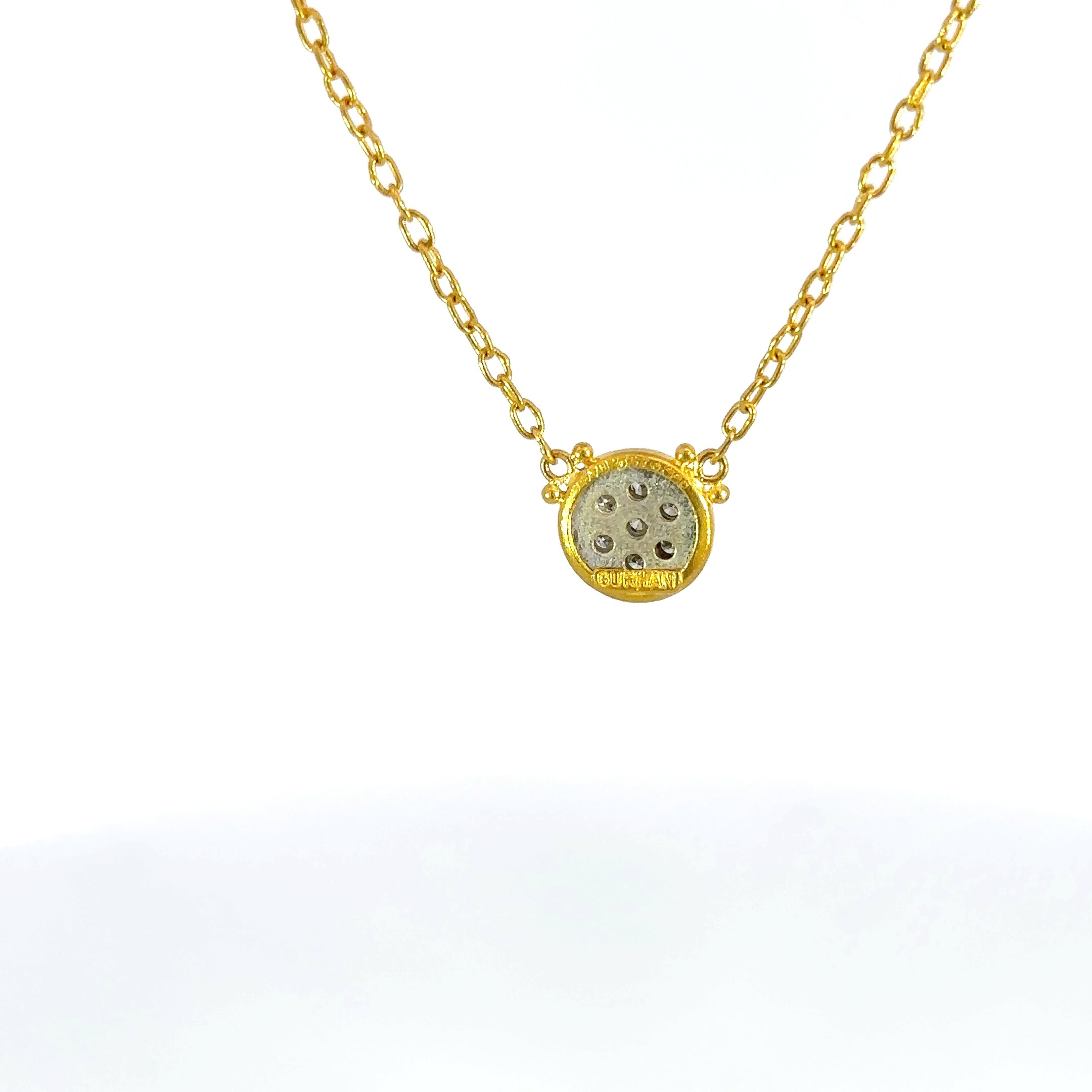 Gurhan 22k & 24k Yellow Gold Diamond Necklace