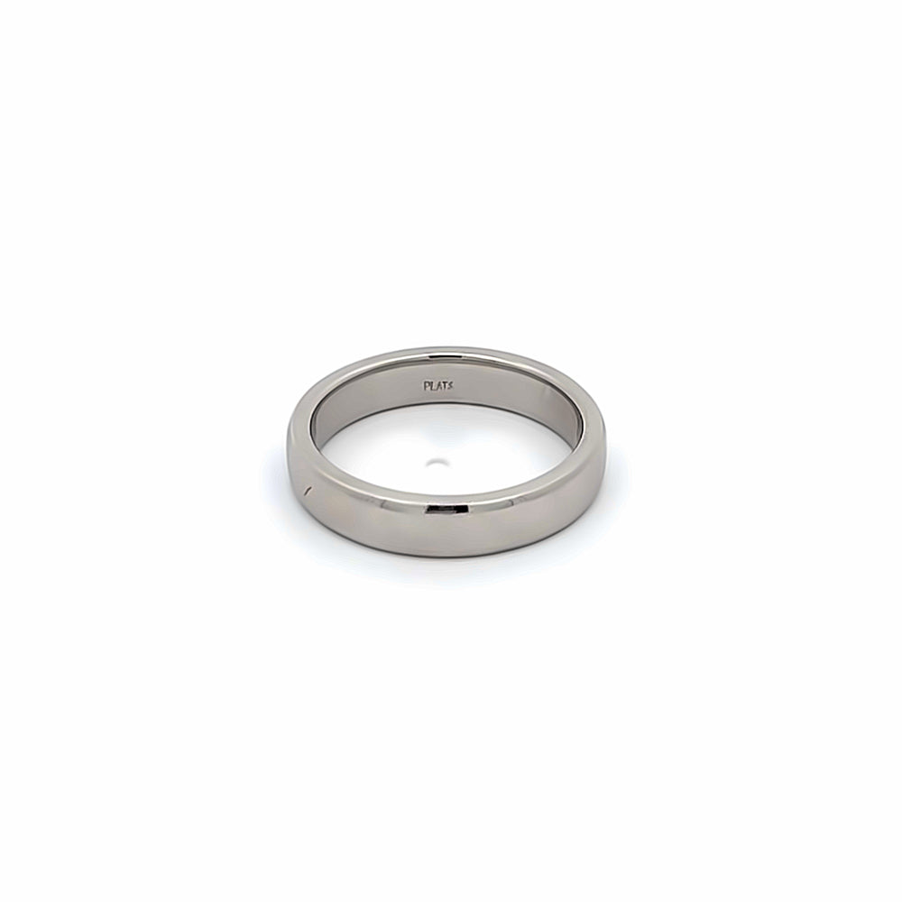 Plat 4mm wedding band