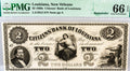 $2 1860's Louisiana
