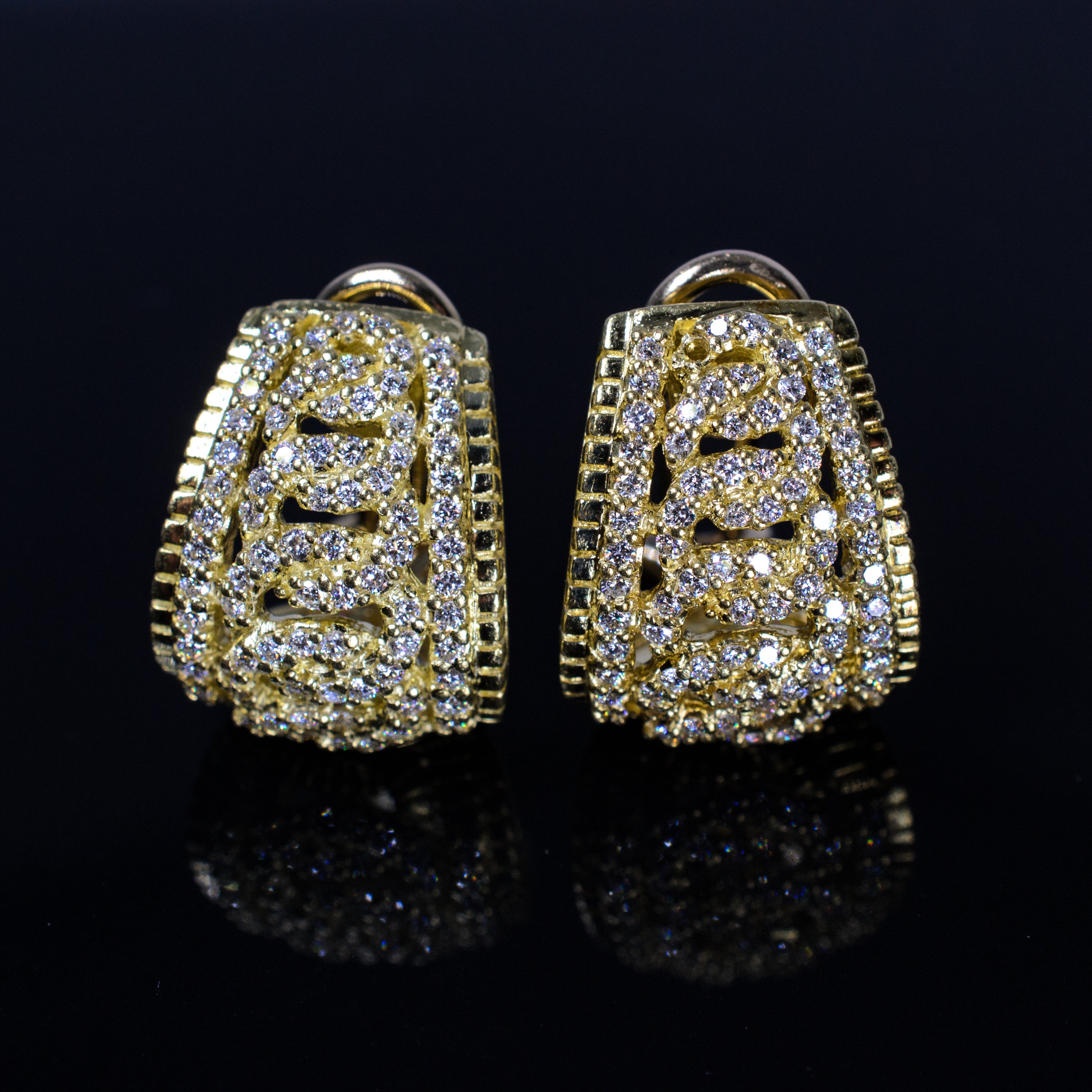 18kt Yellow Gold Judith Ripka Diamond Earring