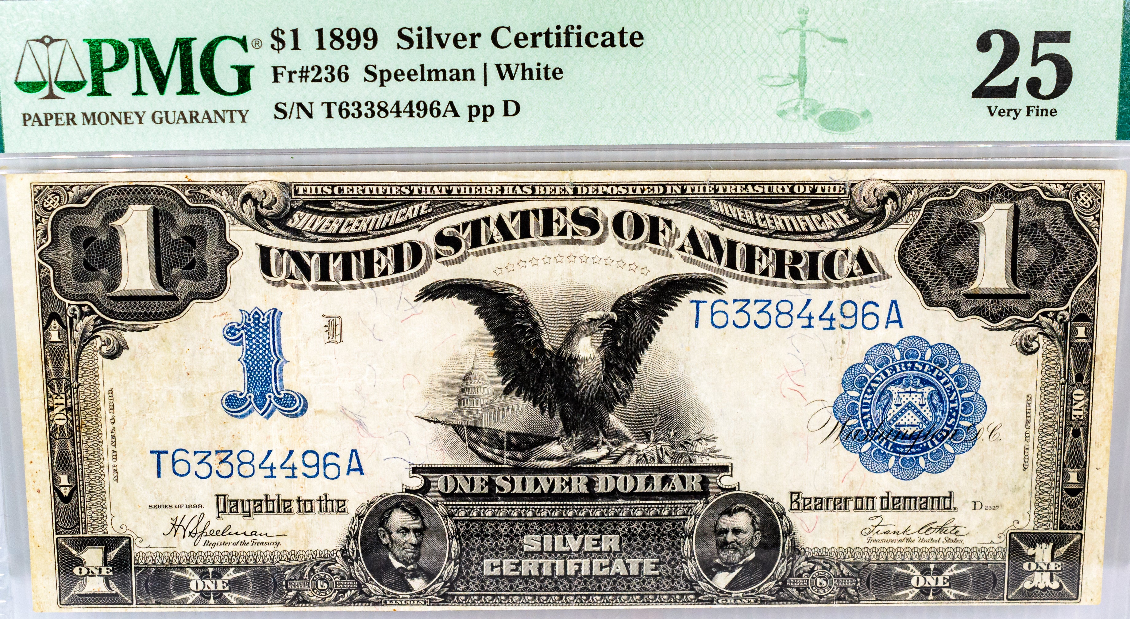 1899 $1 Sivler Certificate deals