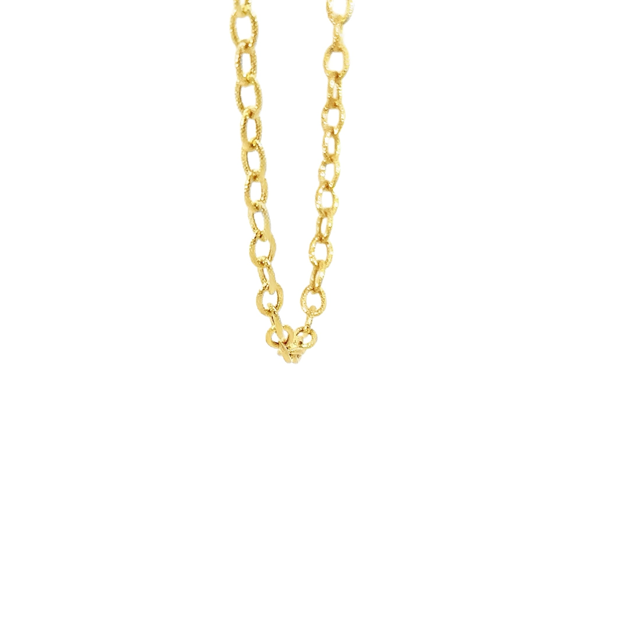 14k yellow gold open link text