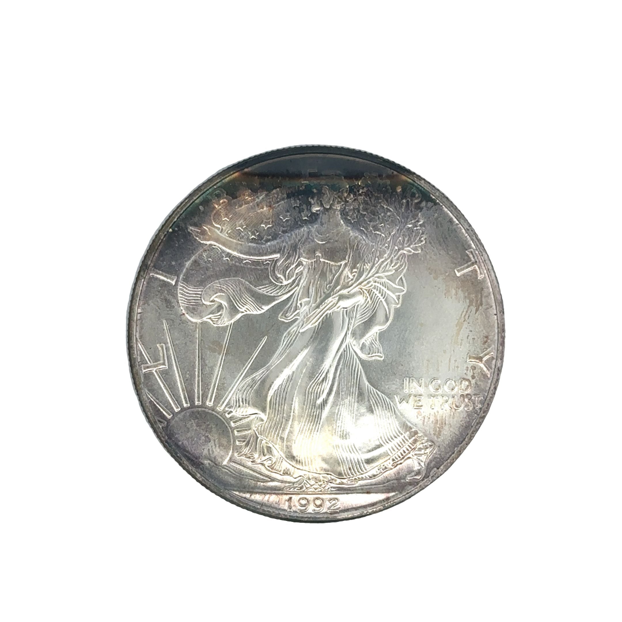 1992 US Eagle 1oz Fine Silver