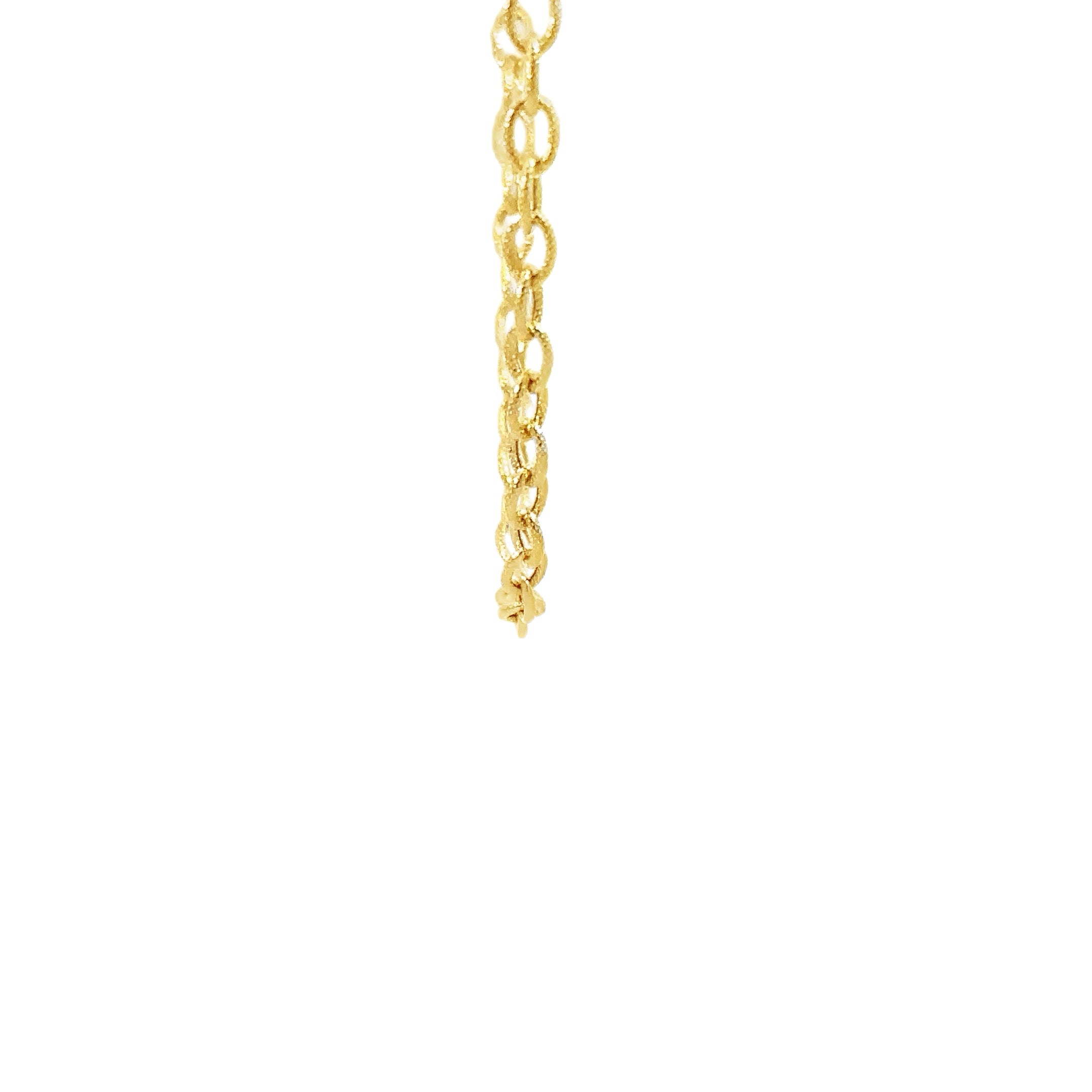 14k yellow gold open link text