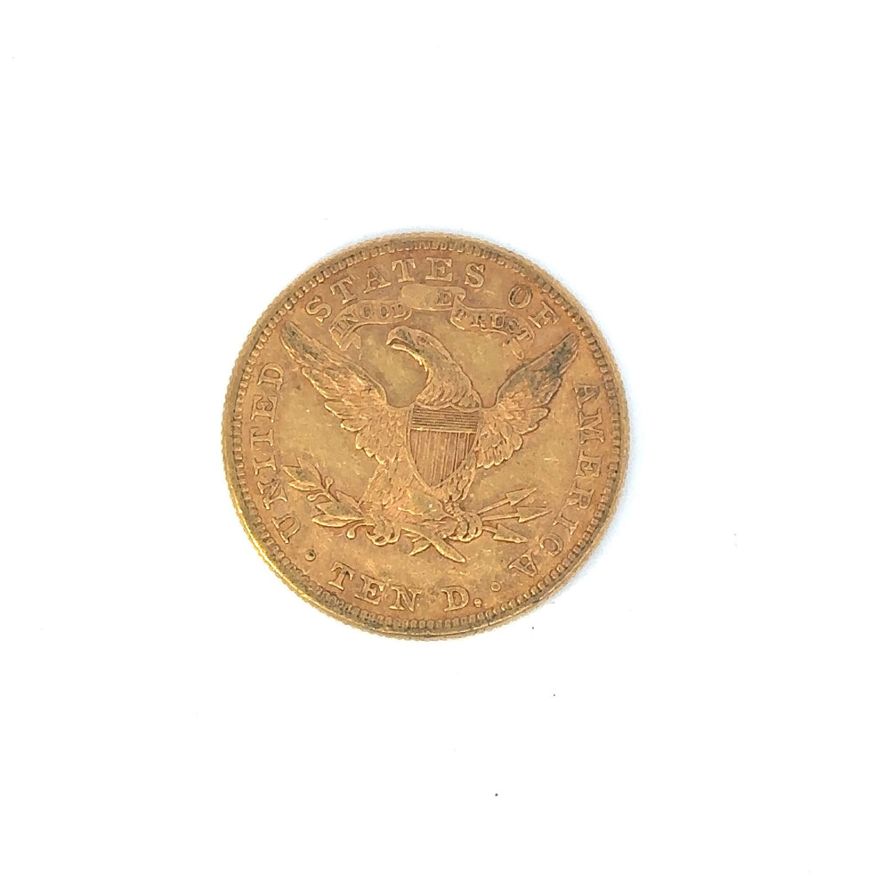 1880 $10 Gold
AU DETAILS- cle
