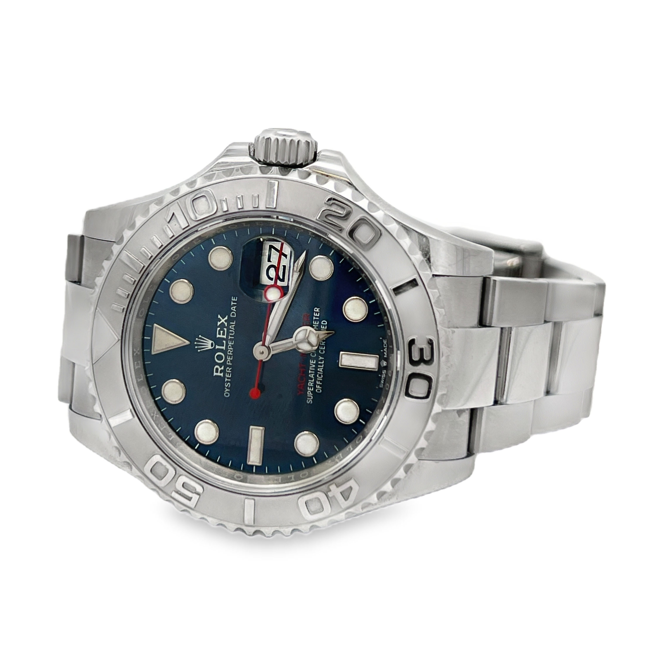 Pre-Owned Rolex Yacht-Master 40 Blue Dial Ref. 126622 – Box & Papers
