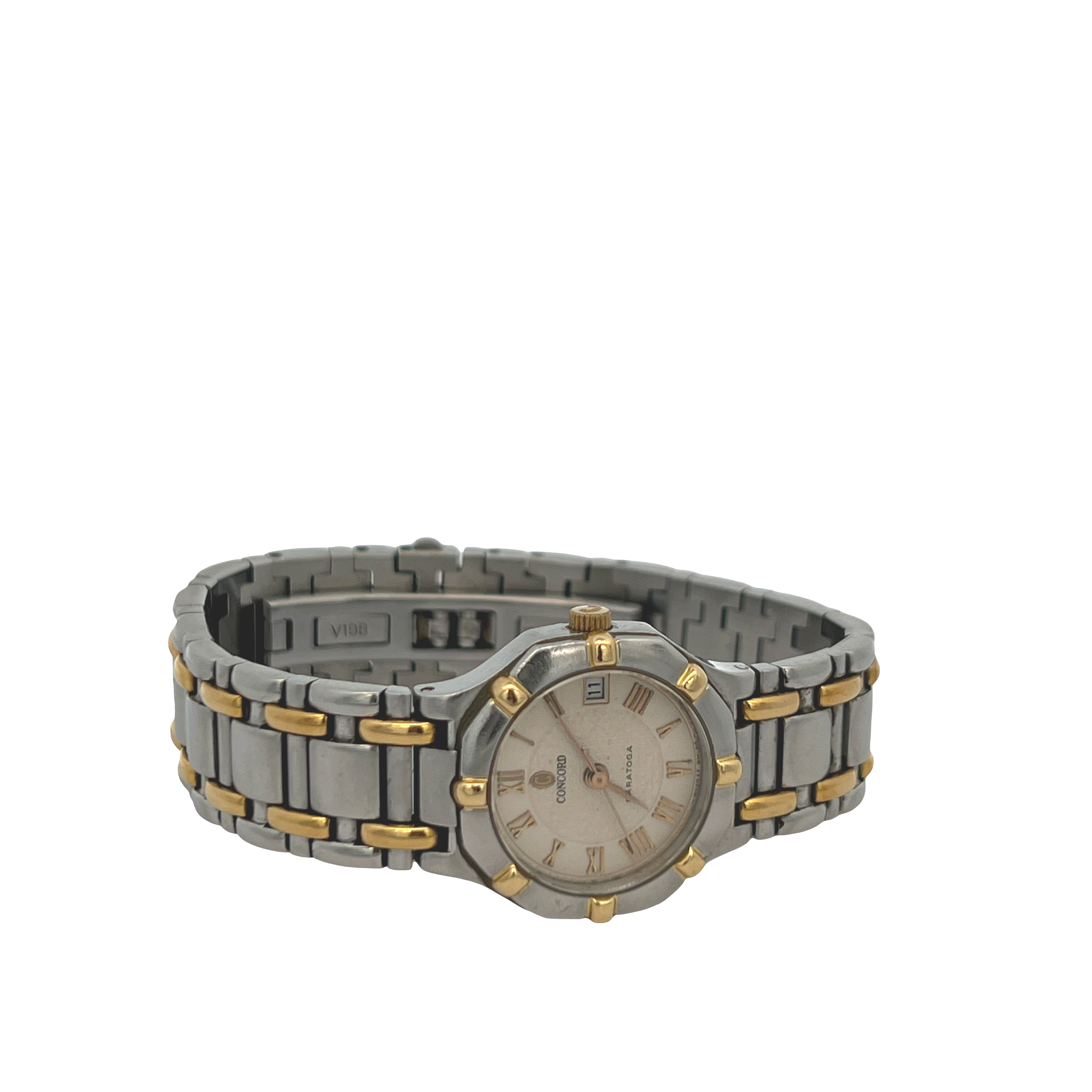 Pre-Owned Concord Saratoga Two-Tone Swiss Quartz Women's Watch | Date Display
