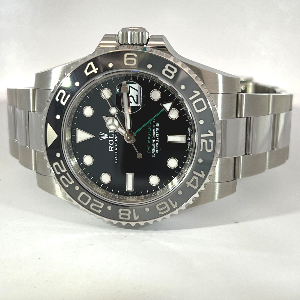 Pre-Owned Rolex GMT-Master II "Bruce Wayne" Ref. 126710GRNR – Box & Papers 2026