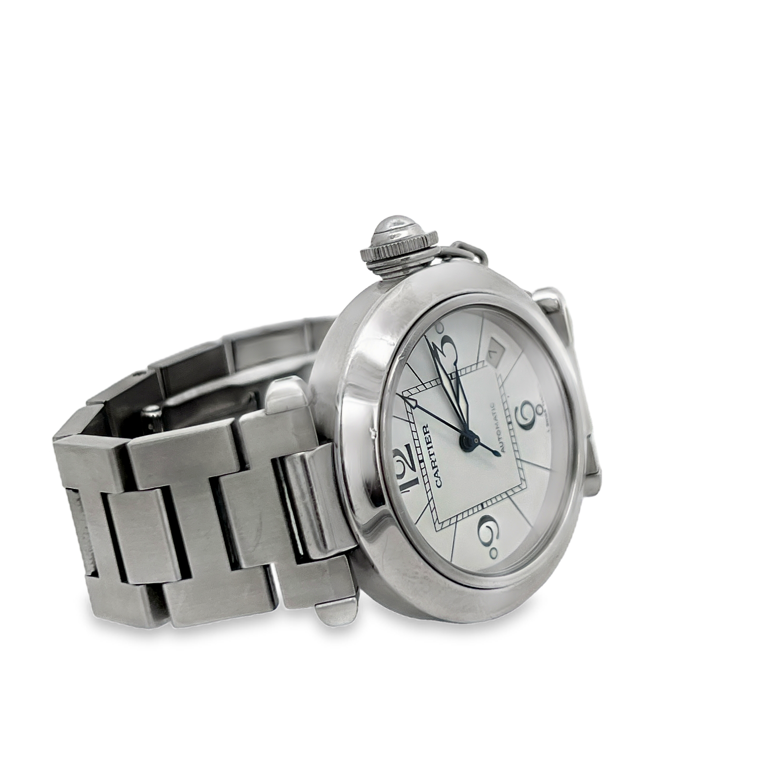 Pre-Owned Cartier Pasha C Automatic Stainless Steel Watch 35mm