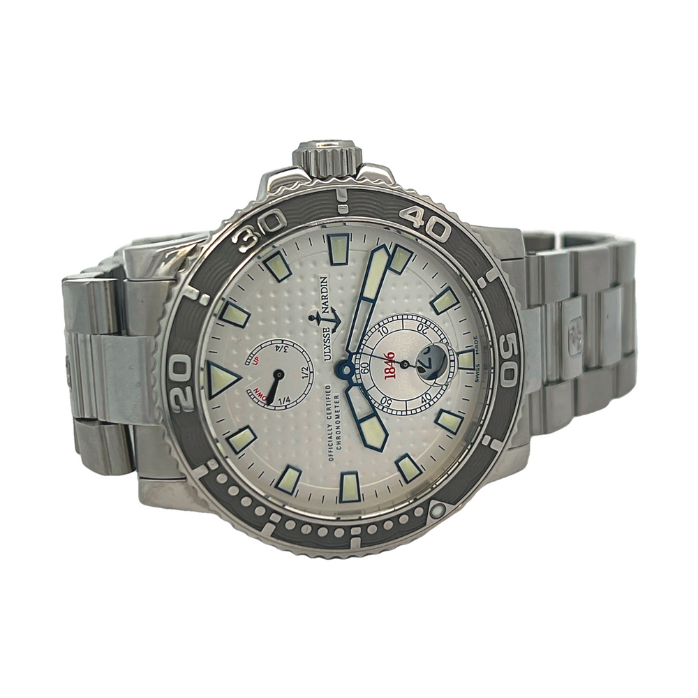 Pre-Owned Ulysse Nardin Marine Chronometer 263-33 Automatic Stainless Steel Watch