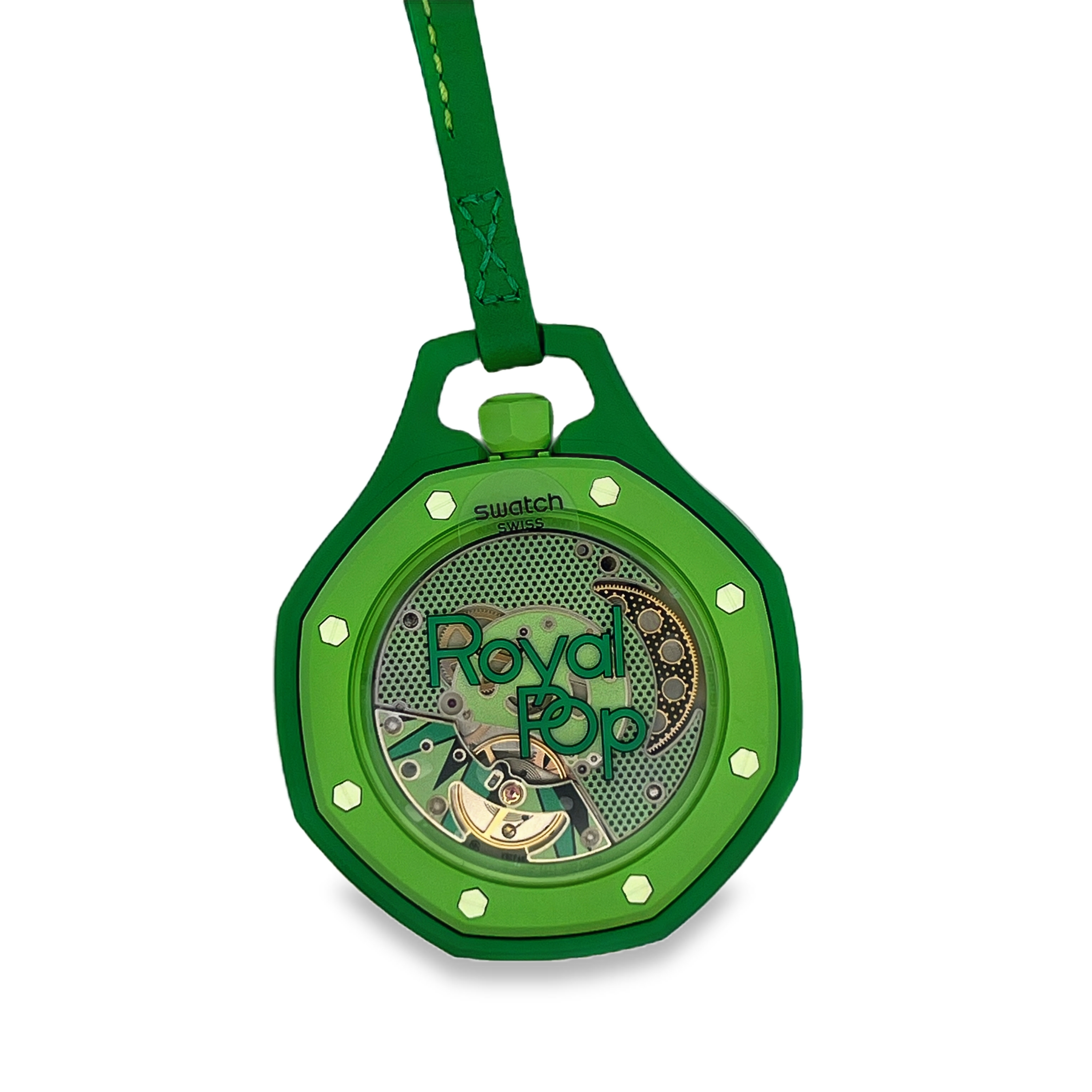 Swatch x Audemars Piguet Bioceramic Royal Pop "Green Eight" Watch