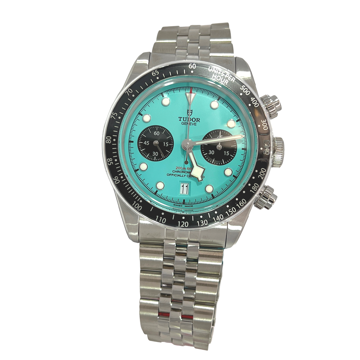 Tudor Black Bay Chrono 41mm Flamingo Blue Ref. M79360N-0024 – Full Set 2026