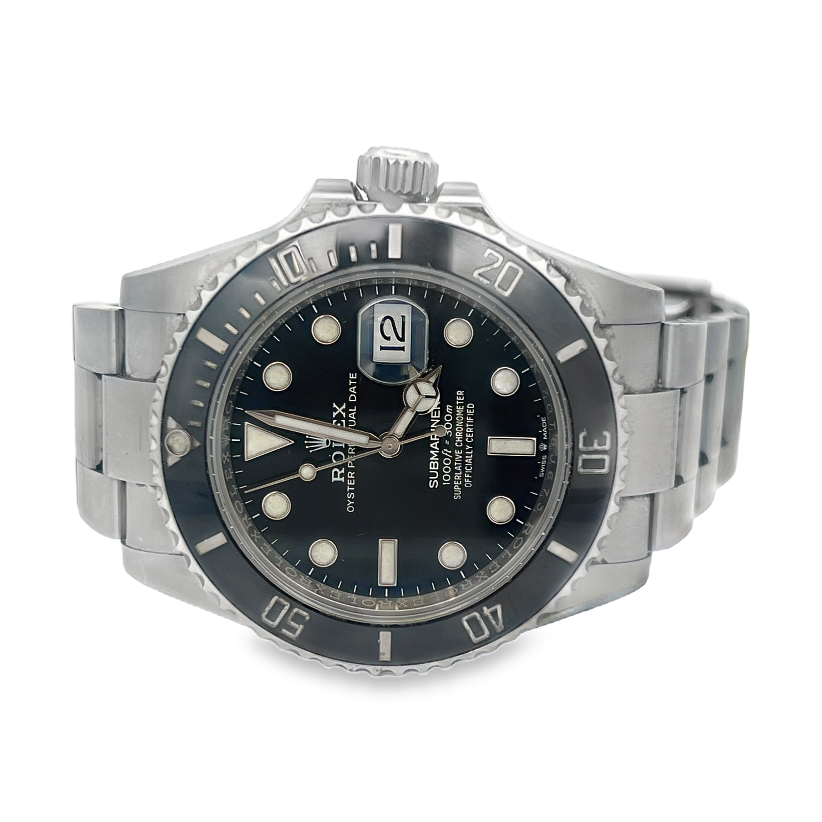 Pre-Owned Rolex Submariner Date Ref. 126610LN Black Dial Watch – 2021, Box & Papers