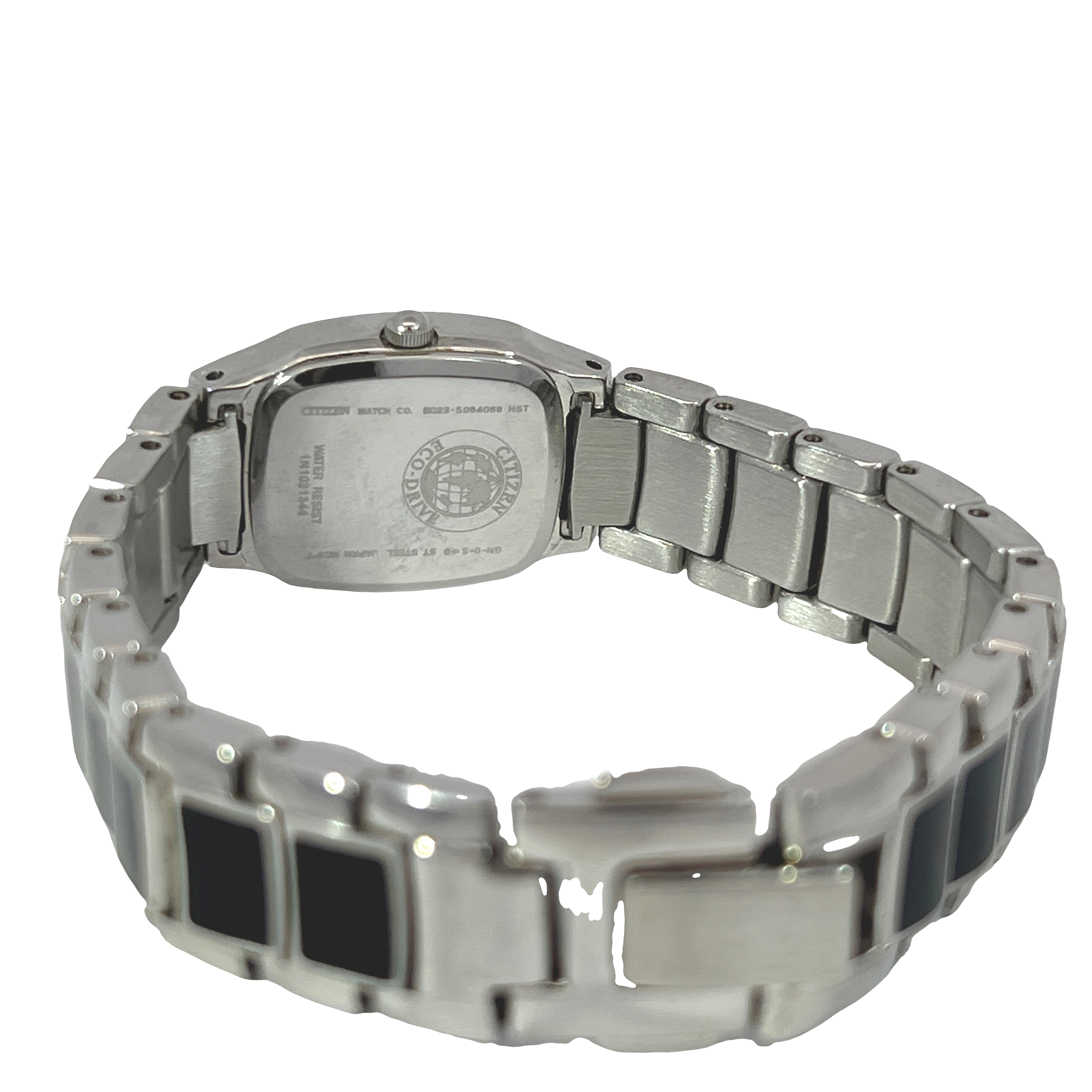 Pre-Owned Citizen Eco-Drive Normandie Silhouette Crystal Women's Watch EW9780-57E