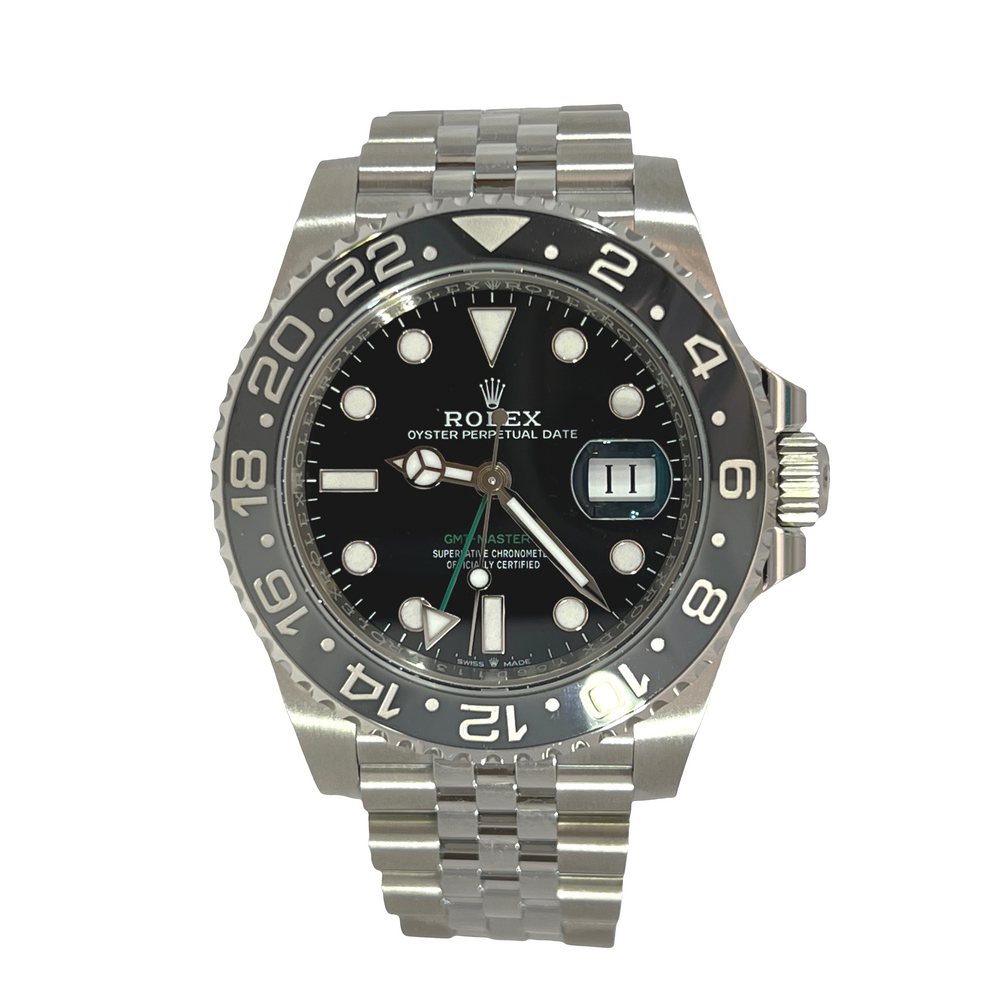 Pre-Owned Rolex GMT-Master II “Bruce Wayne” 40mm Ref. 126710GRNR – 2026 Full Set